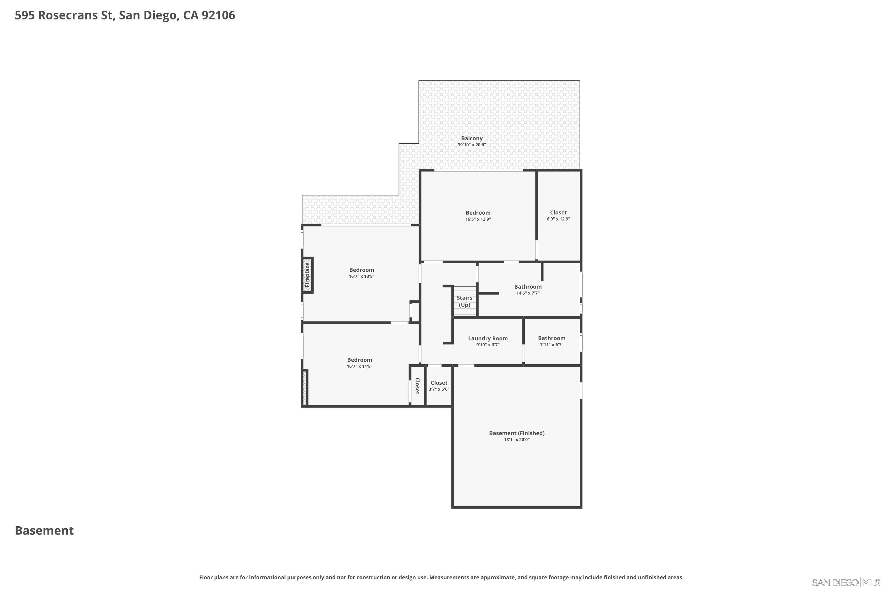 Detail Gallery Image 46 of 48 For 595  Rosecrans Street, San Diego,  CA 92106 - 4 Beds | 2/1 Baths