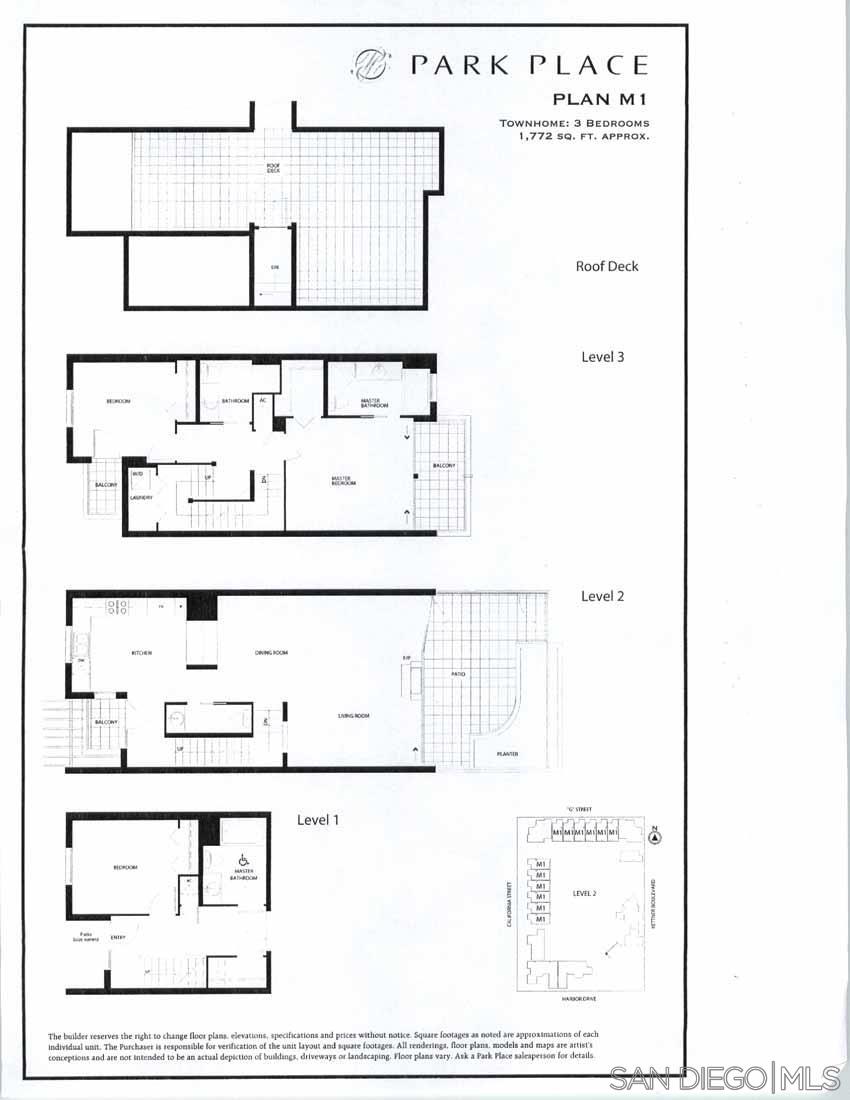 Detail Gallery Image 54 of 64 For 700 W Harbor Drive  Th5,  San Diego,  CA 92101 - 3 Beds | 3/1 Baths