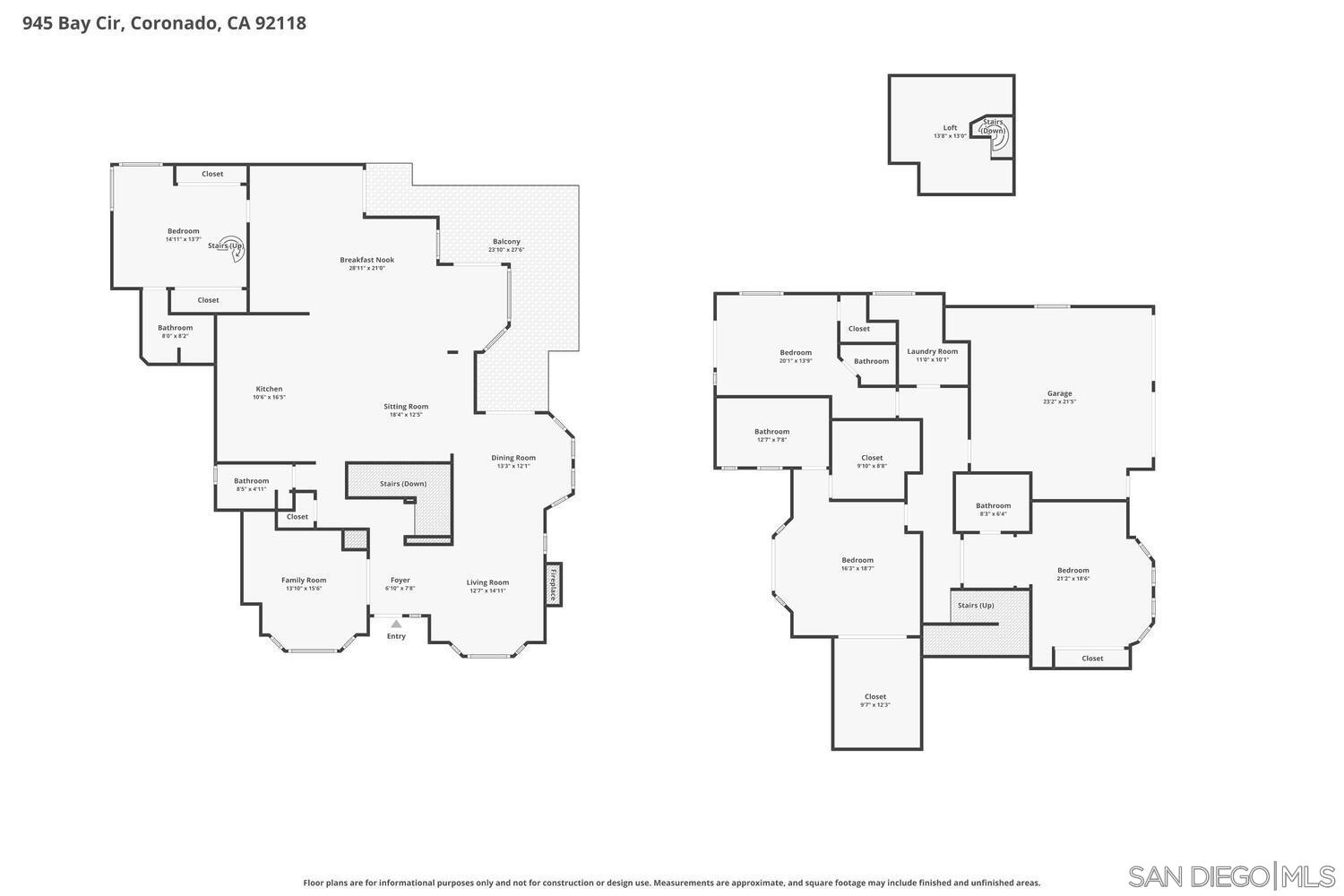 Detail Gallery Image 56 of 56 For 945  Bay Circle, Coronado,  CA 92118 - 5 Beds | 4/1 Baths