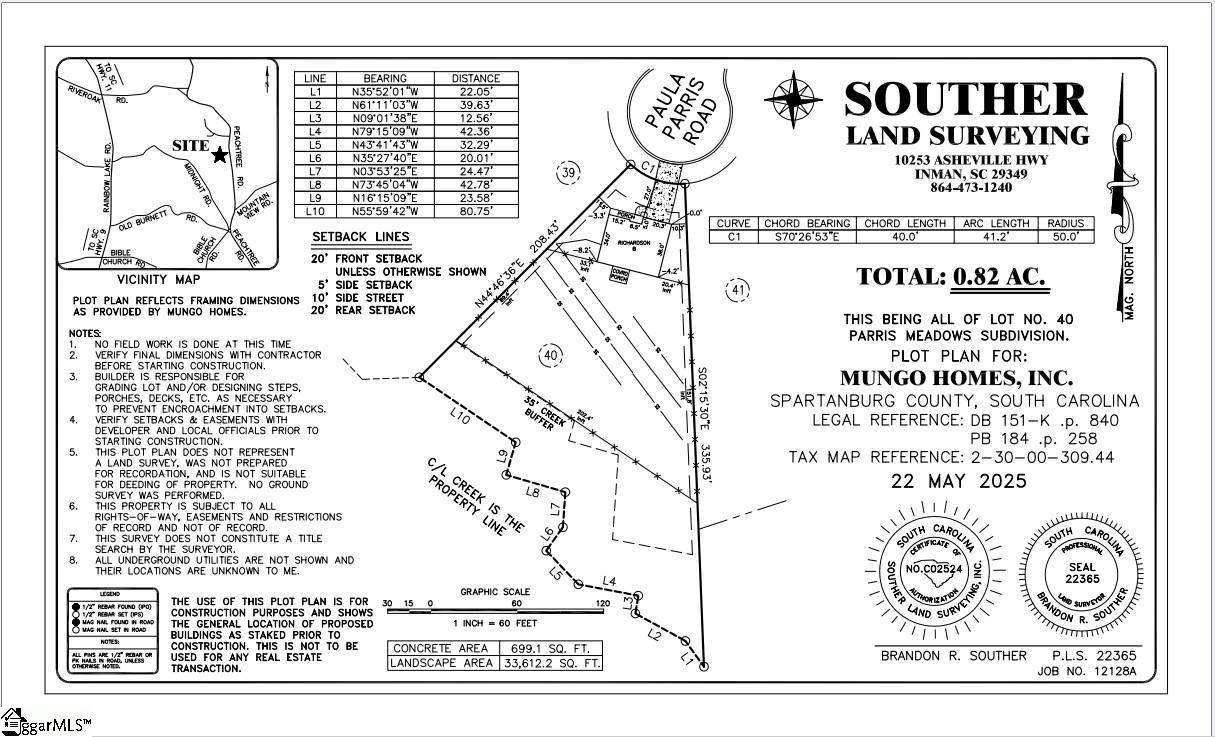 1061 Paula Parris Road UNIT Lot 40 Chesnee, SC 29323