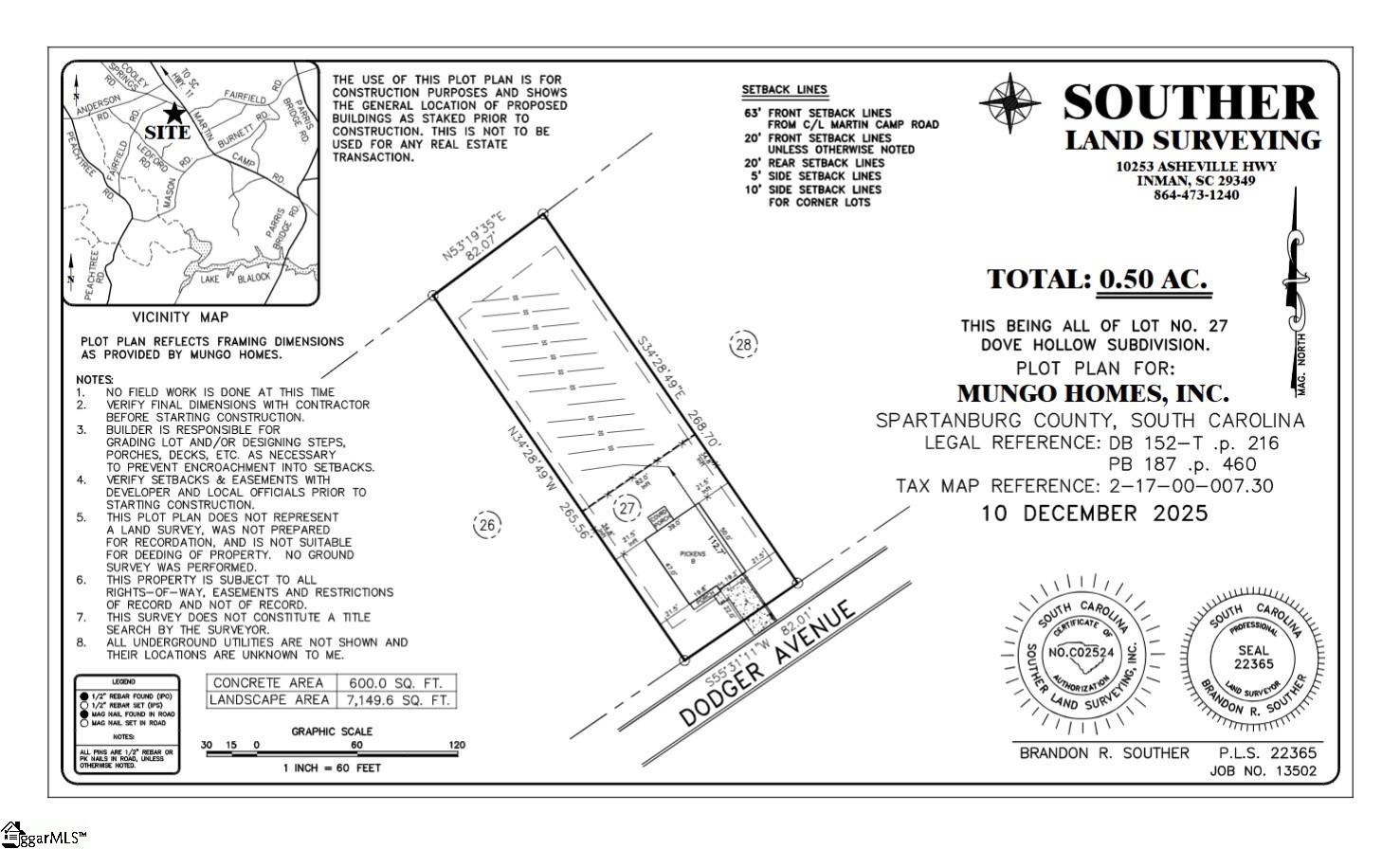 430 Dodger Avenue UNIT Lot 27 Chesnee, SC 29323