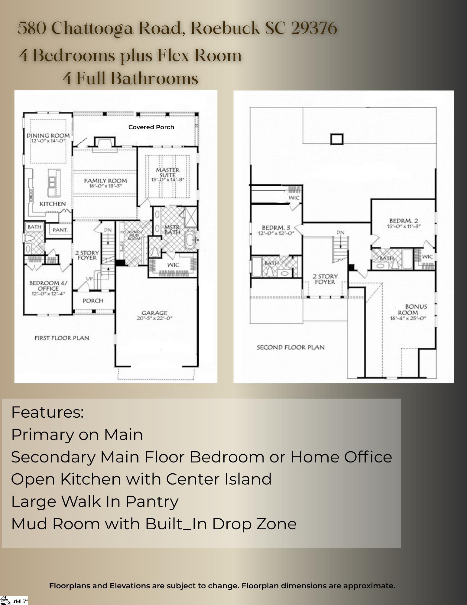 580 Chattooga Road Roebuck, SC 29376