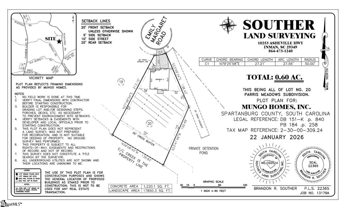 2057 Emily Margaret Road UNIT Lot 20 Chesnee, SC 29323