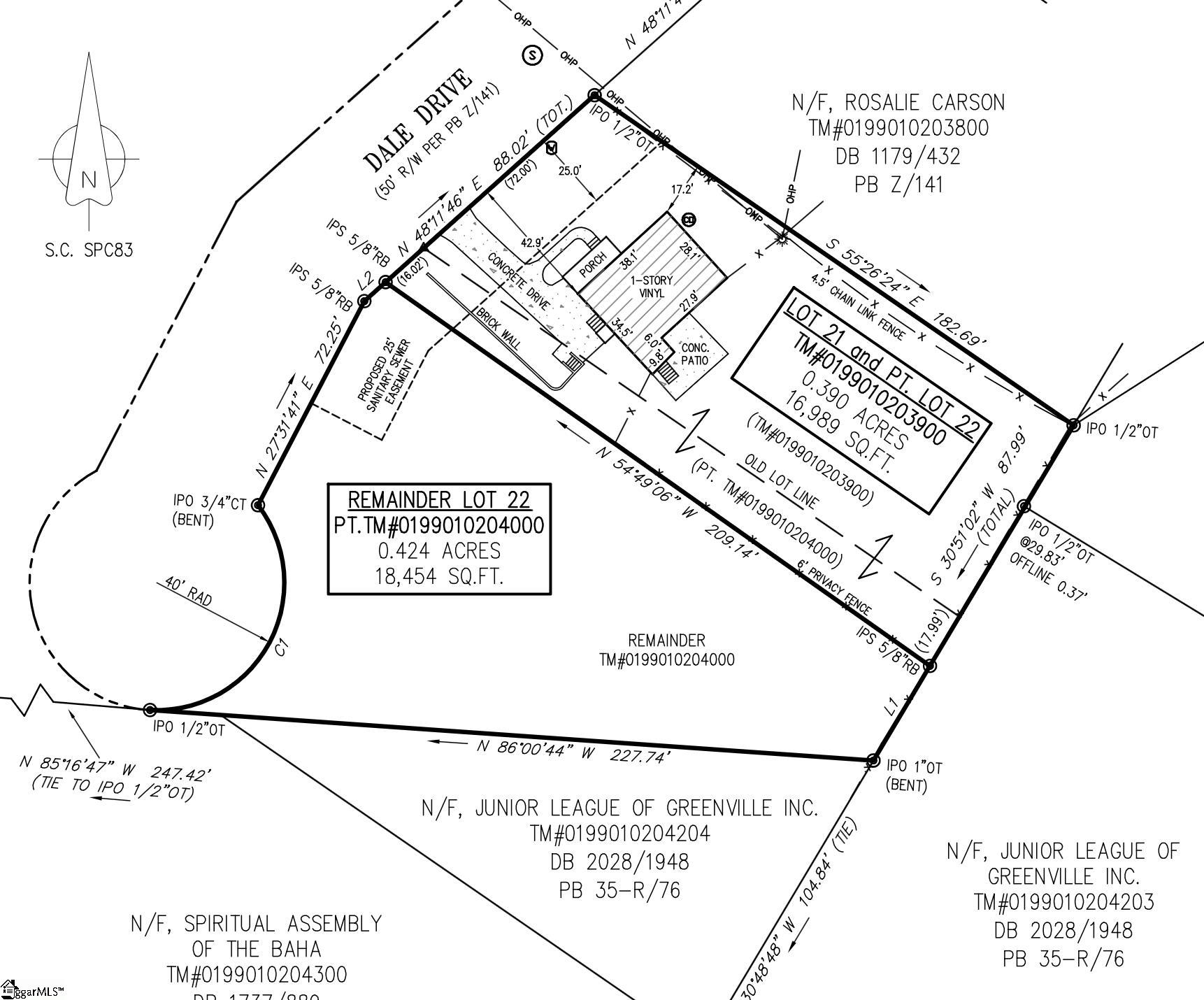 00 Dale Drive UNIT Remainder Lot 22 Greenville, SC 29607