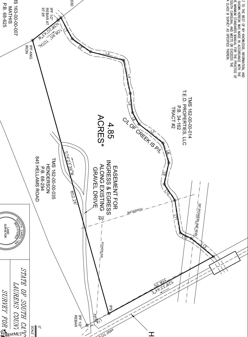 00 Hellams Road Gray Court, SC 29645