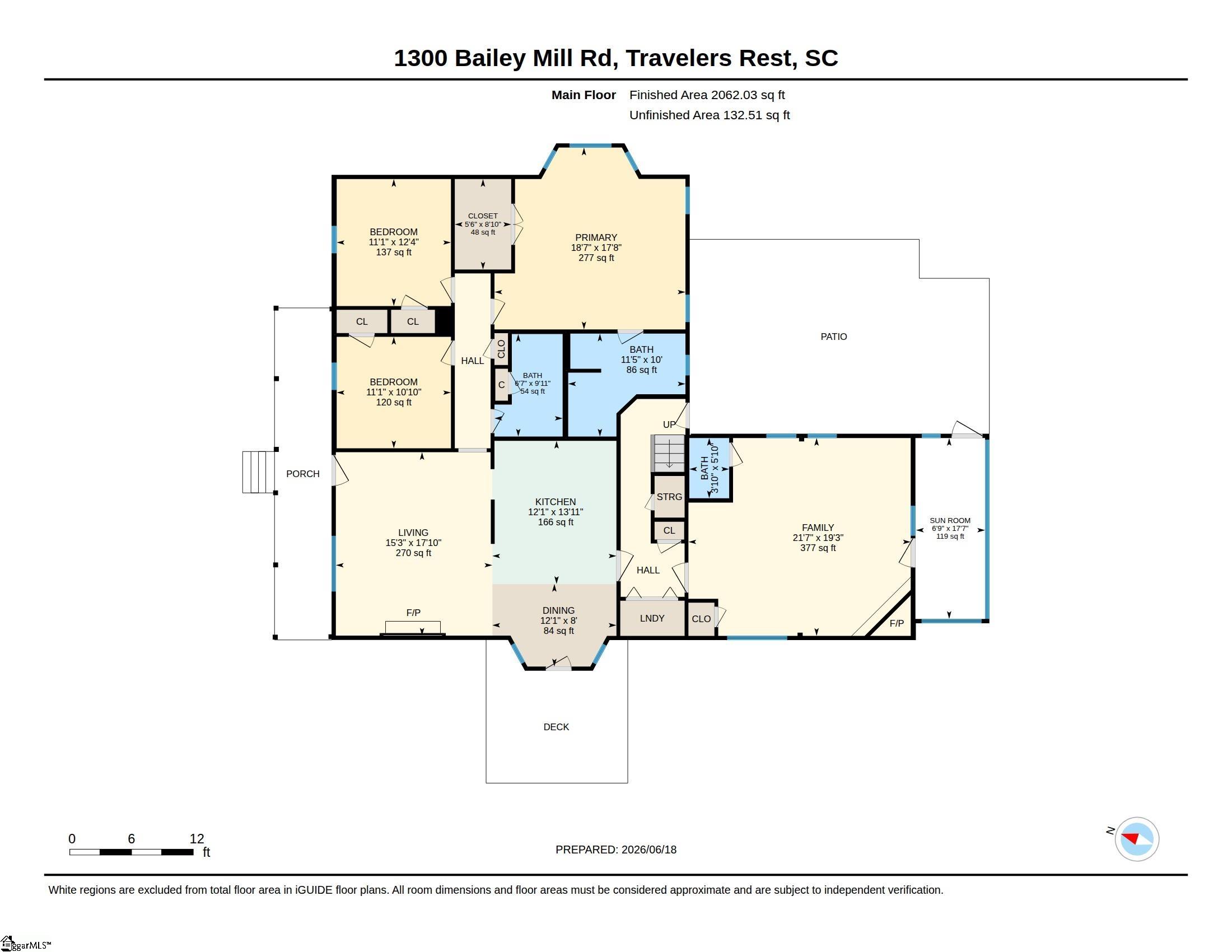 1300 Bailey Mill Road Travelers Rest, SC 29690-9188