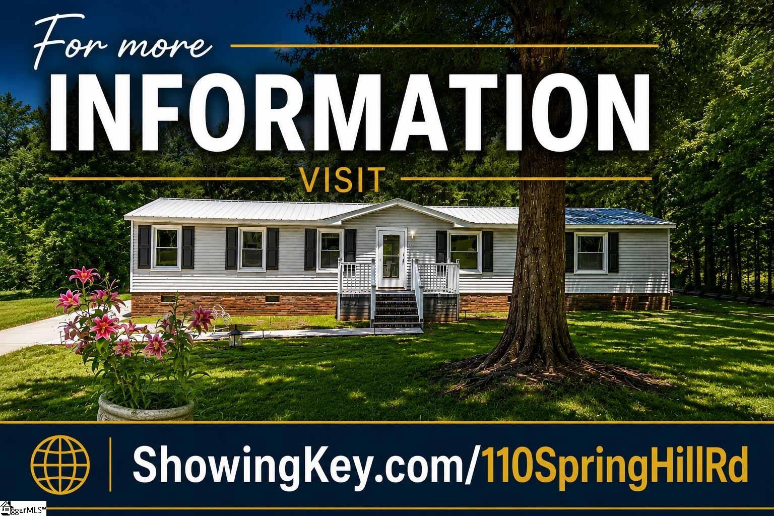 110 Spring Hill Road Anderson, SC 29626