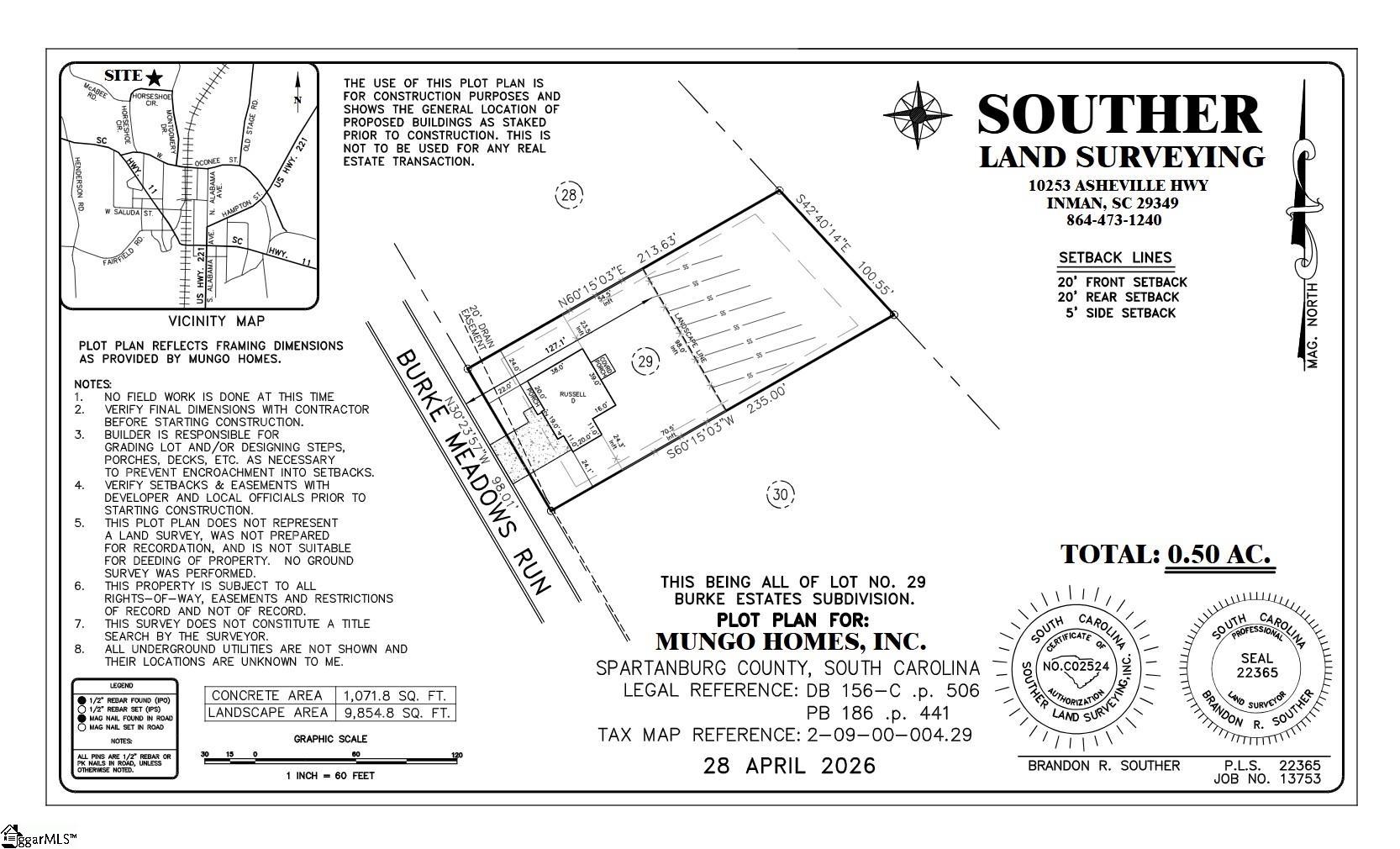 5046 Burke Meadows Run Chesnee, SC 29323