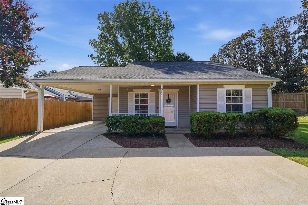 314 Calhoun Estates Drive Spartanburg, SC 29307