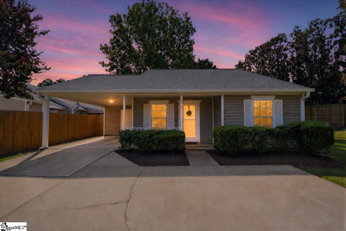 314 Calhoun Estates Drive Spartanburg, SC 29307