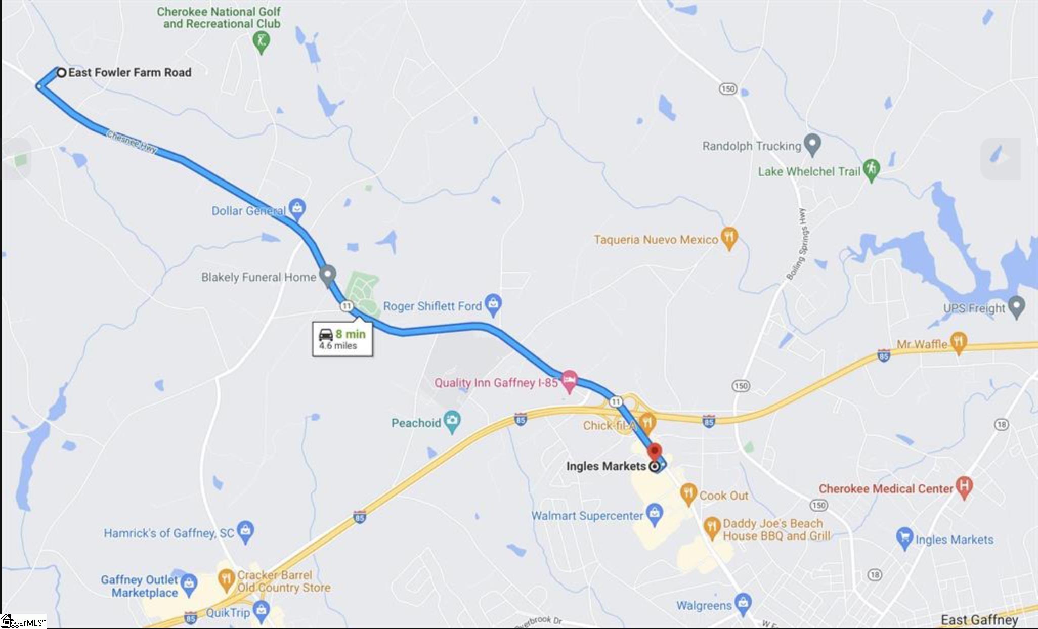 E Fowler Farm Road Gaffney, SC 29341