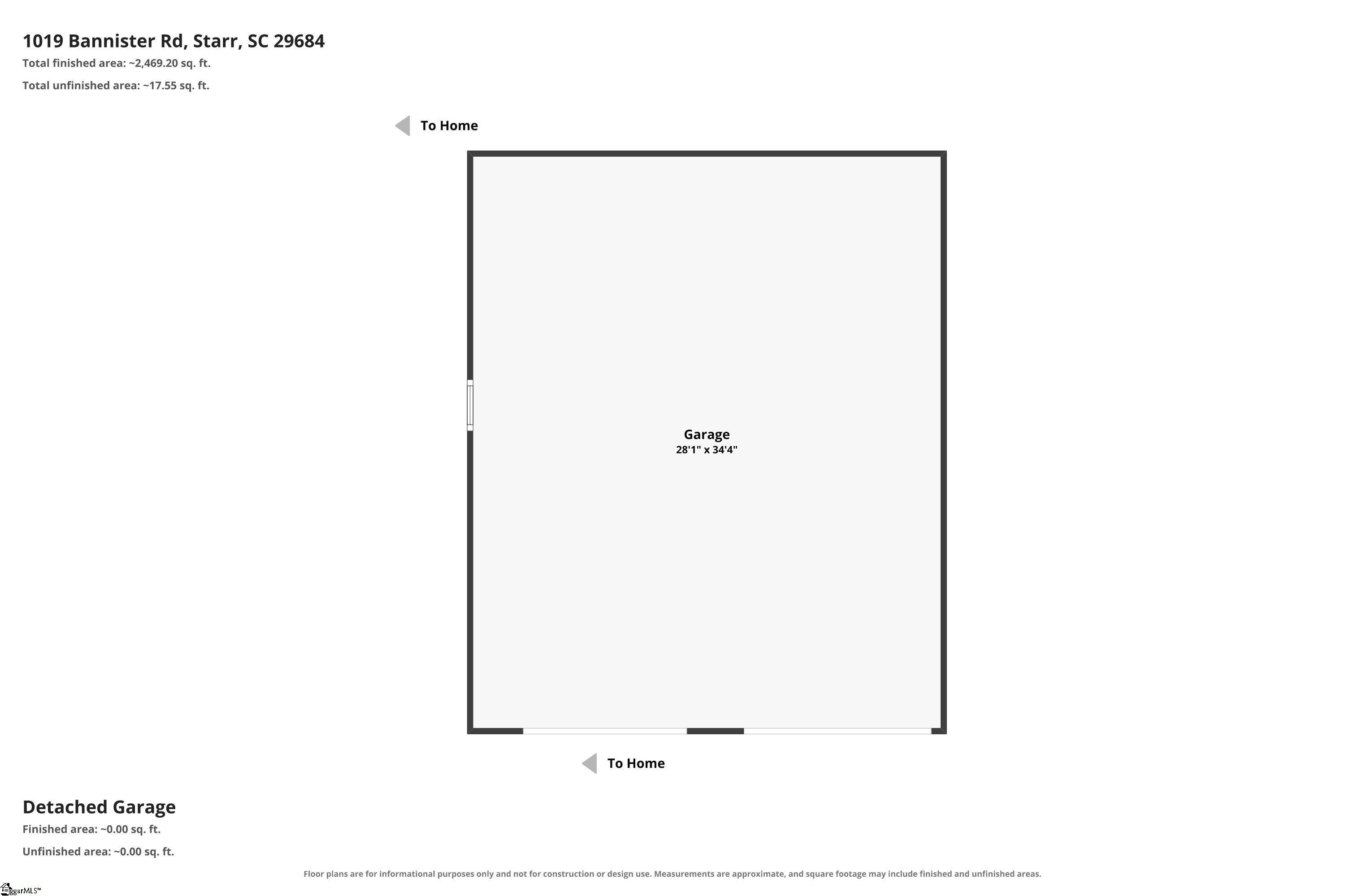 1019 Bannister Road Starr, SC 29684