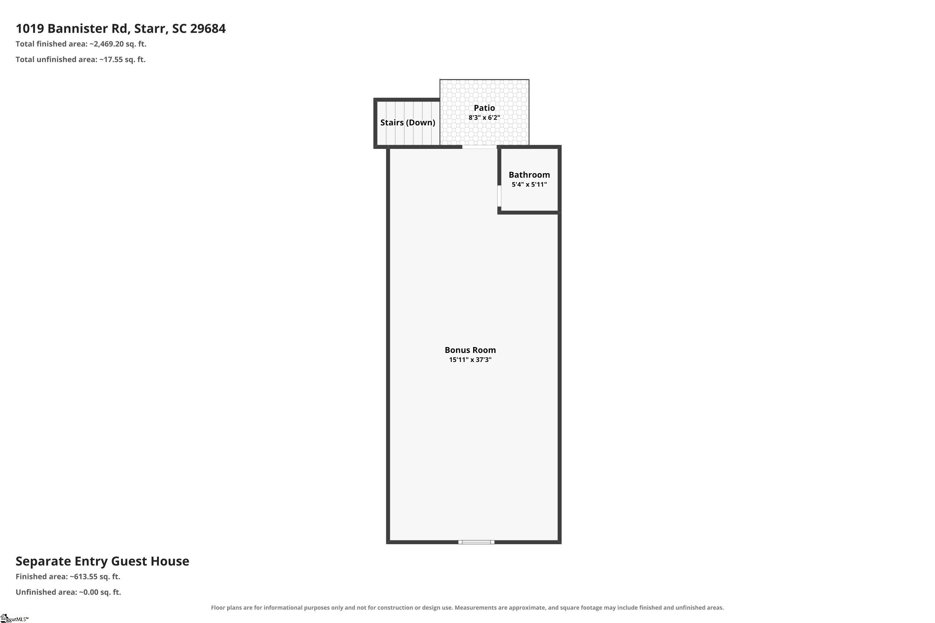1019 Bannister Road Starr, SC 29684