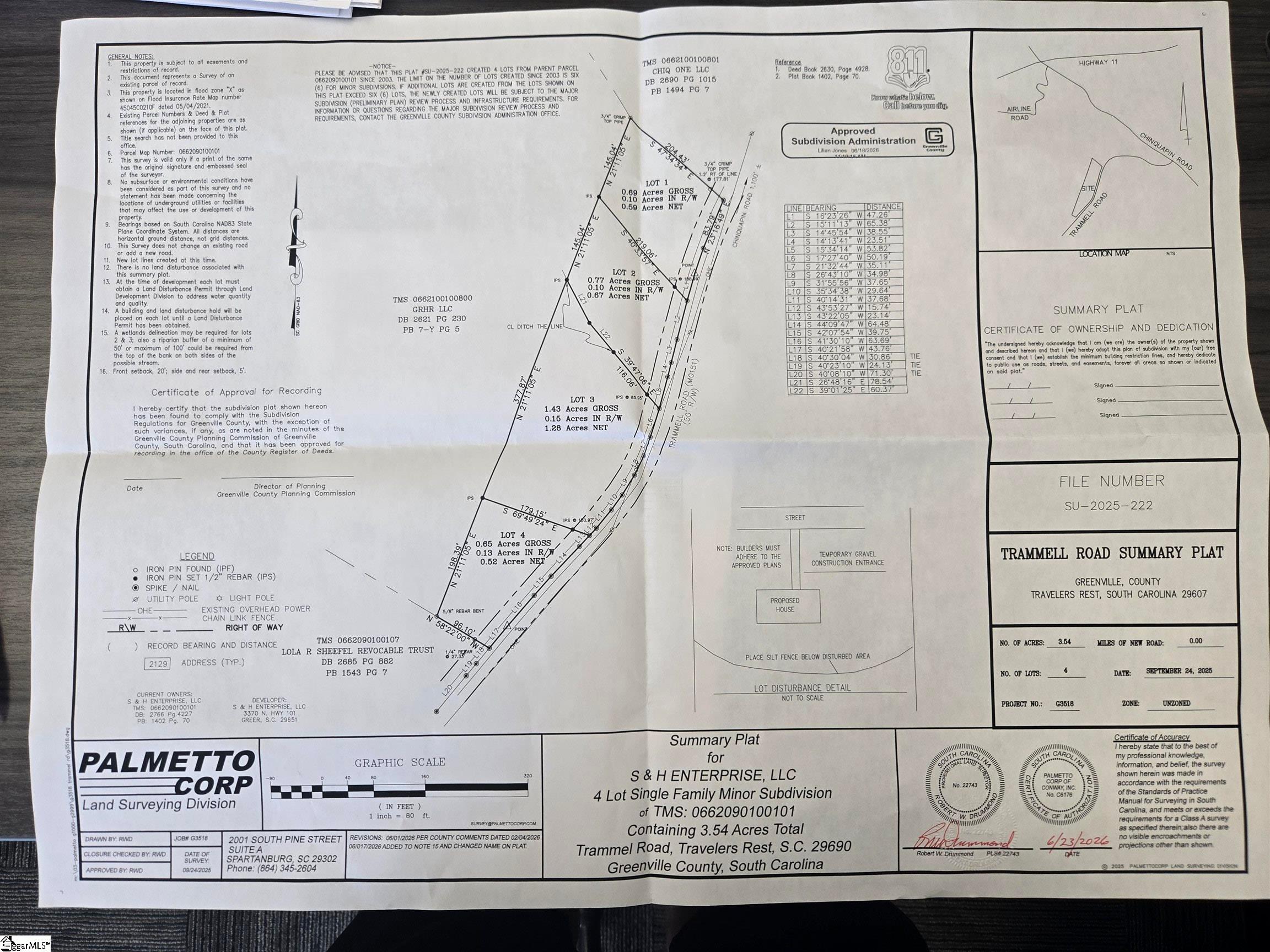 7th image of 0 Trammell Rd #Lot 1, Travelers Rest, SC 29690 | MLS# 1599595