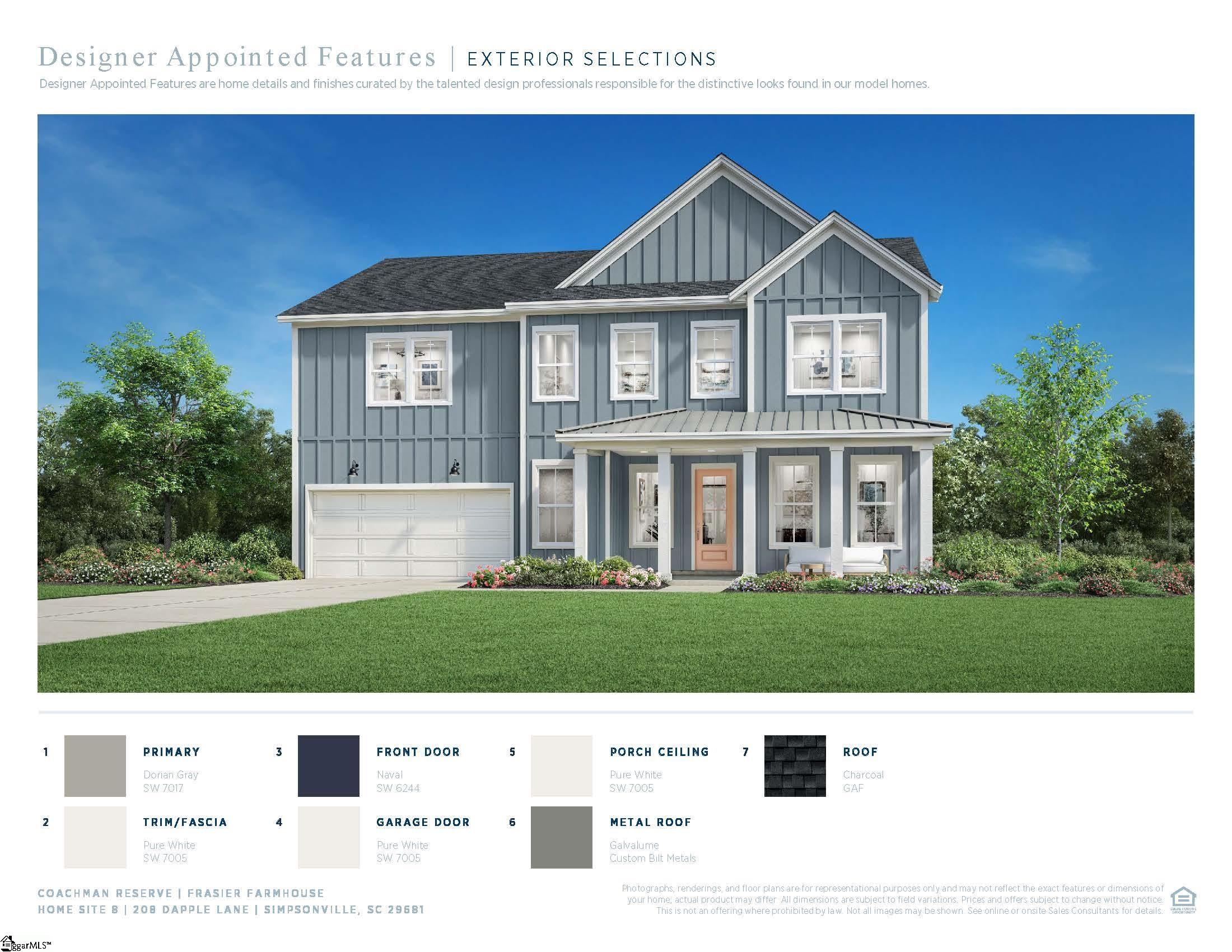 Photo 3 of Single family home for sale at 208 Dapple Ln #8, Simpsonville, SC 29681 | MLS# 1605765 | Listing updated on 2026-10-05