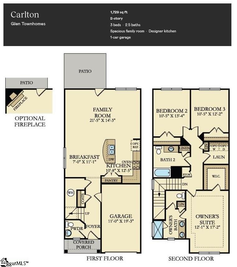 Photo 2 of Townhouse for sale at 1760 Hidalgo Dr, Boiling Springs, SC 29316 | MLS# 1605850 | Listing updated on 2026-10-06