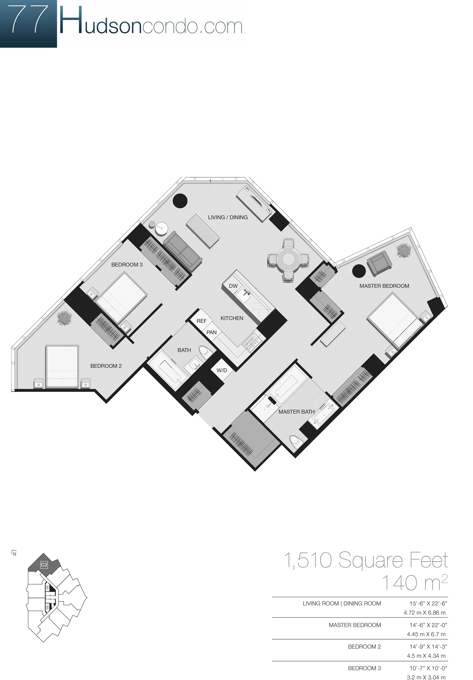 77 HUDSON ST - Photo 2