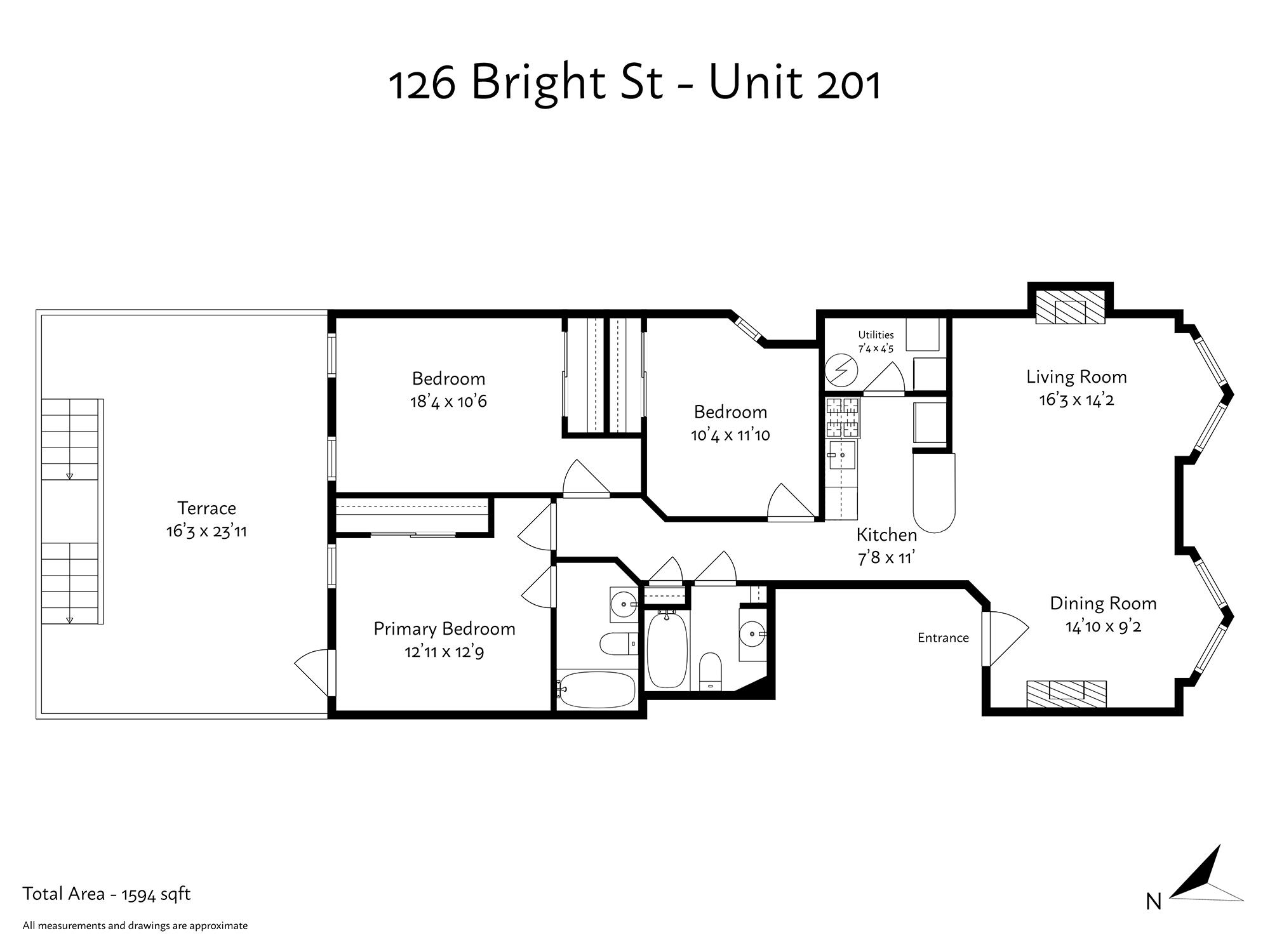 126 BRIGHT ST #201