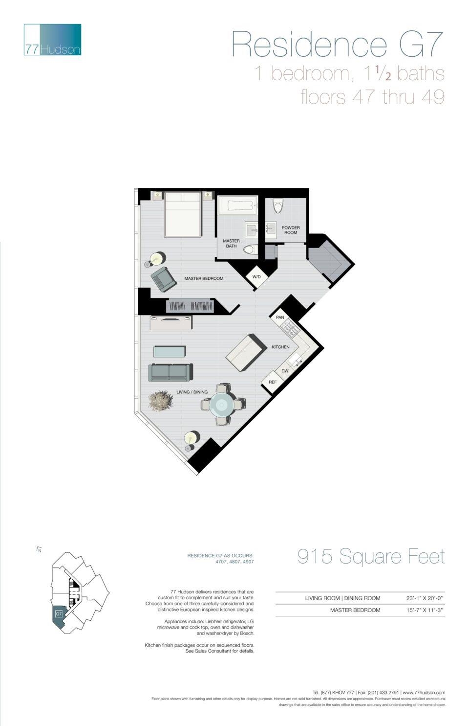 77 HUDSON ST #PH4807