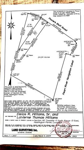 Lot 1 POOLE'S BLUFF Road, Bogalusa, LA 70427
