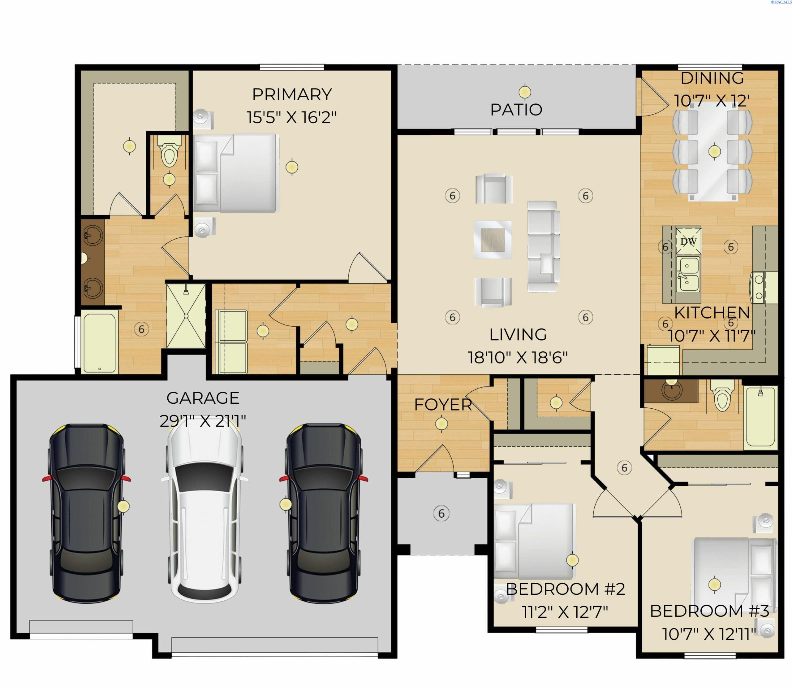 10405 Atlantic Dr Presale Phase 3 Lot 8, Pasco, WA 99301