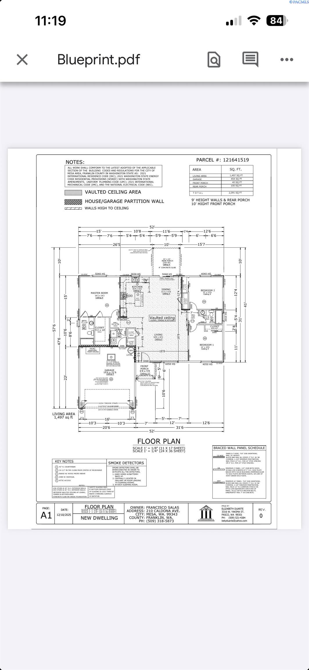 210 Caldona Ave, Mesa, WA 99343