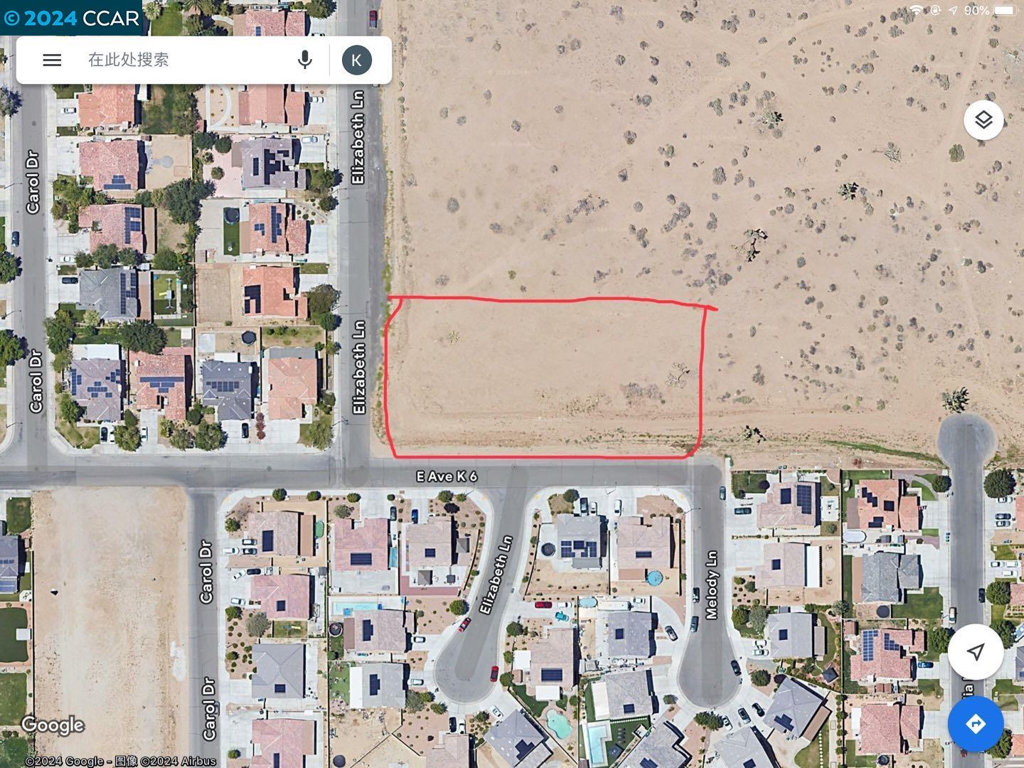 Cor Elizabeth Lane Ave, Lancaster CA 93535