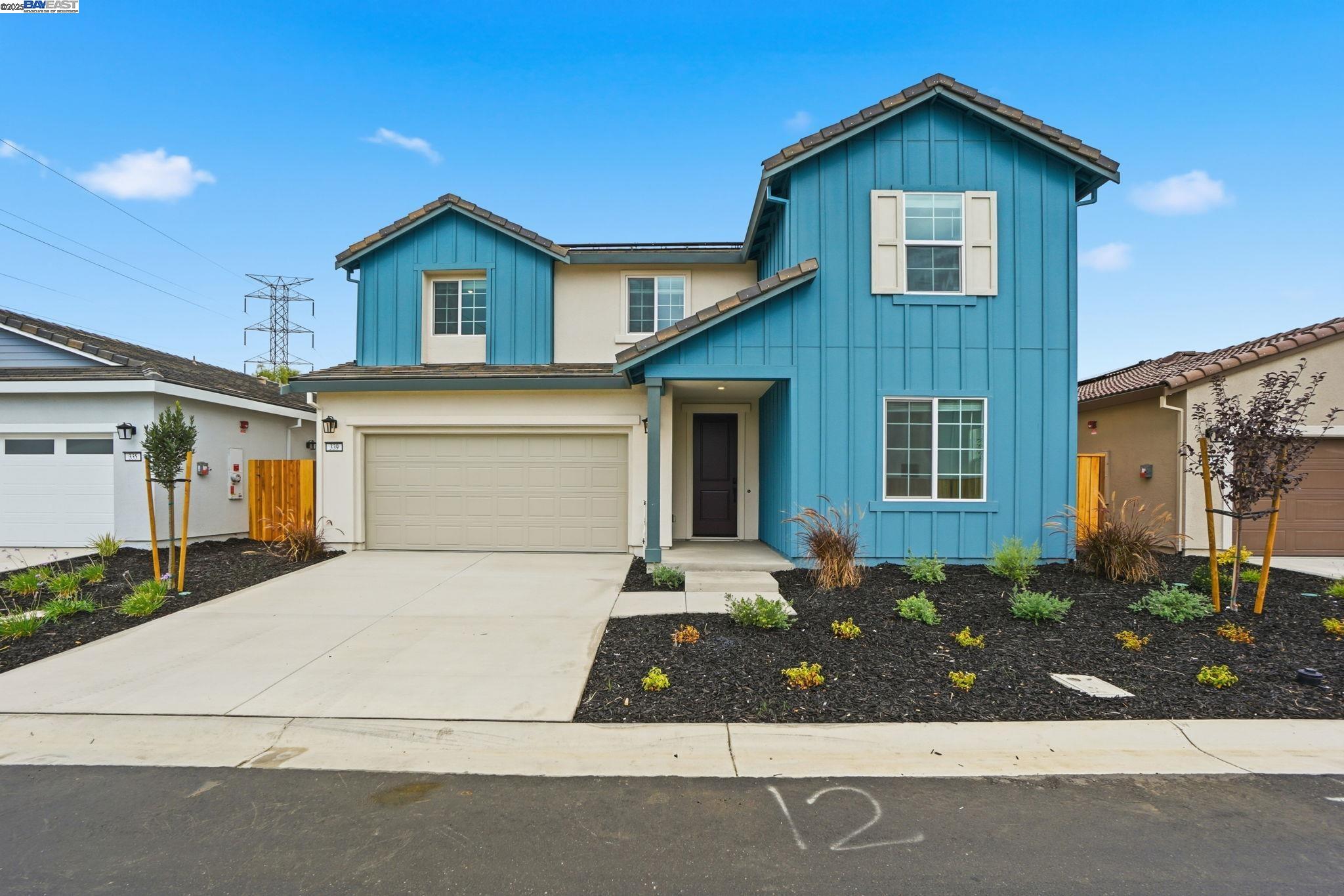 Welcome to Newport Pointe, A New Home Net ZERO ALL ELECTRIC Community by Century Communities. This is a Two Story - South Facing lot.  Plan 3 offers 2,360 square feet of living space with 5 Bedrooms, Loft, 3 Full Bathrooms and 2 Car Bay Garage.  Home includes cabinets with a Linen finish, convenience pkg, concealed hinges and chrome hardware.  The kitchen offers Quartz counter tops with a 3x6” tile back splash.  Stainless Steel Whirlpool Appliances with an Electric Range.  Appliances do not include Refrigerator.  Additional Features include - Tub at Primary Bedroom, Laundry room cabinets, Solar – Lease and Purchase options, Net Zero Energy Package which includes Energy Efficient Water Heater & Furnace and wired for EV Car Charger – with 240V 40 AMP with Receptacle. Century Home Connect, 3 ¼” Base Boards, Luxury Vinyl Plank (LVP) at first floor, bathrooms and laundry room - excludes bedroom. Shaw Carpet in bedrooms, stairs and hallway upstairs.  Newport Point offers the perfect balance of small-town charm and resort-style living.  Residents will enjoy a wide variety of community amenities designed to elevate everyday life and create memorable experiences.