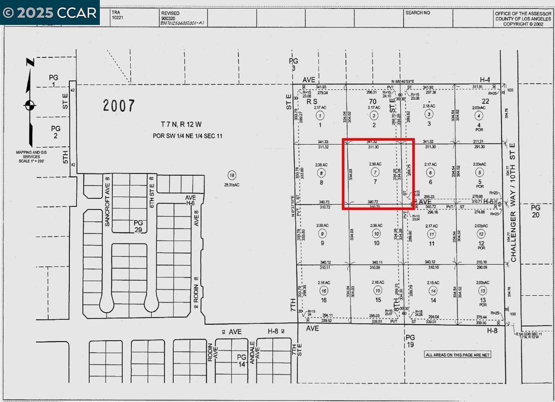 8th. St. E and Ave. H-6, Lancaster, CA, 93534