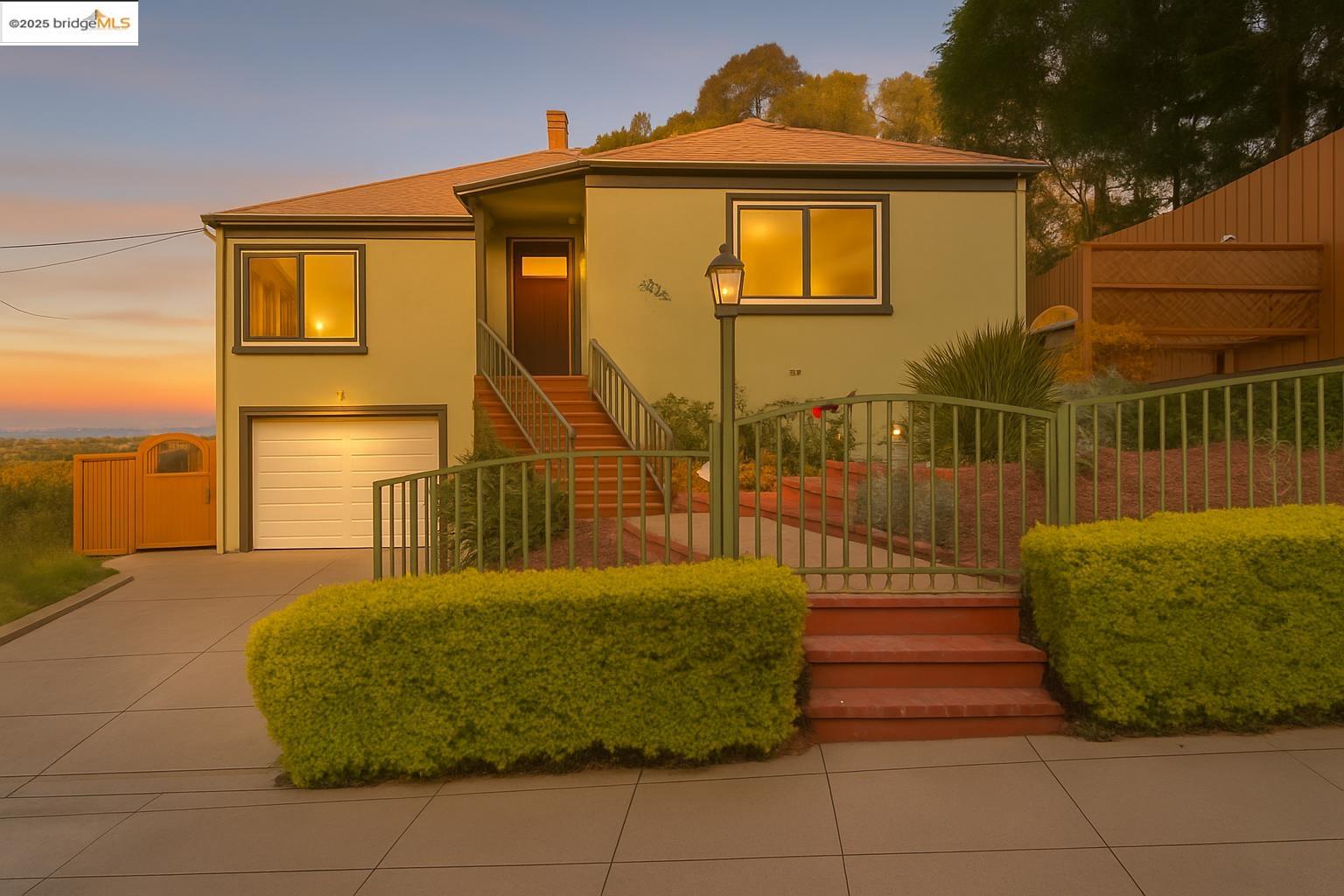 Welcome to 3025 Partridge Ave, Oakland – where modern comfort meets breathtaking views! Nestled in Oakland’s sought-after Upper Millsmont neighborhood, this stunning 3-bed, 2.5-bath home has been beautifully updated inside and out. Enjoy bright, open living spaces with new flooring, dual-pane windows, recessed lighting, and a cozy fireplace. The elegant dining room flows into a sleek, updated kitchen featuring stainless steel appliances, stylish countertops, and abundant cabinetry. Downstairs offers endless flexibility with a spacious bonus room—perfect for a home office, gym, or media lounge—plus a bedroom, full bath, and plenty of storage. Step outside to a private, fenced backyard with a wood deck ideal for entertaining or quiet evenings under the stars. Conveniently located near Hwy 580, 880 & 13, BART, and Oakland International Airport.
