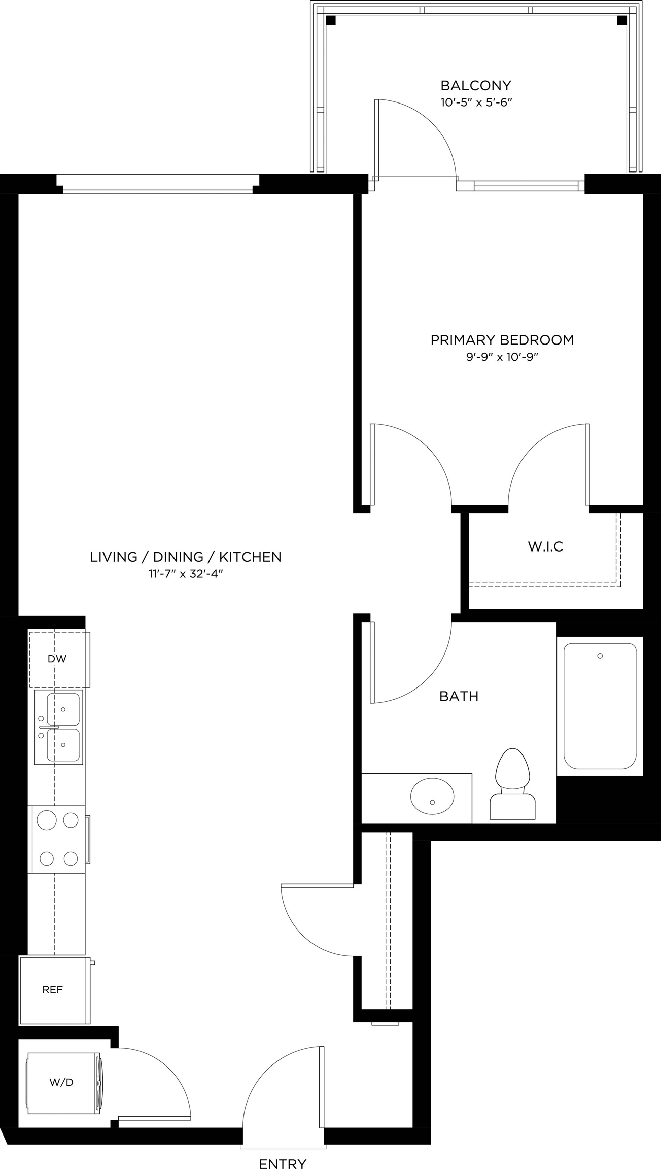 Detail Gallery Image 20 of 41 For 260 Brooklyn Basin Way #441,  Oakland,  CA 94606 - 1 Beds | 1 Baths