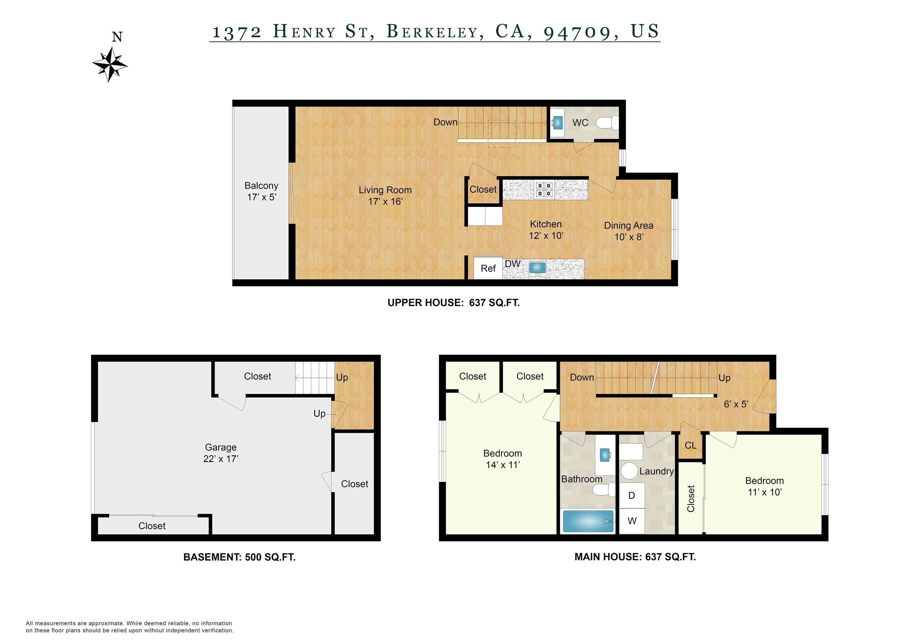 Detail Gallery Image 35 of 35 For 1372 Henry Street, Berkeley,  CA 94709-1929 - 2 Beds | 1/1 Baths