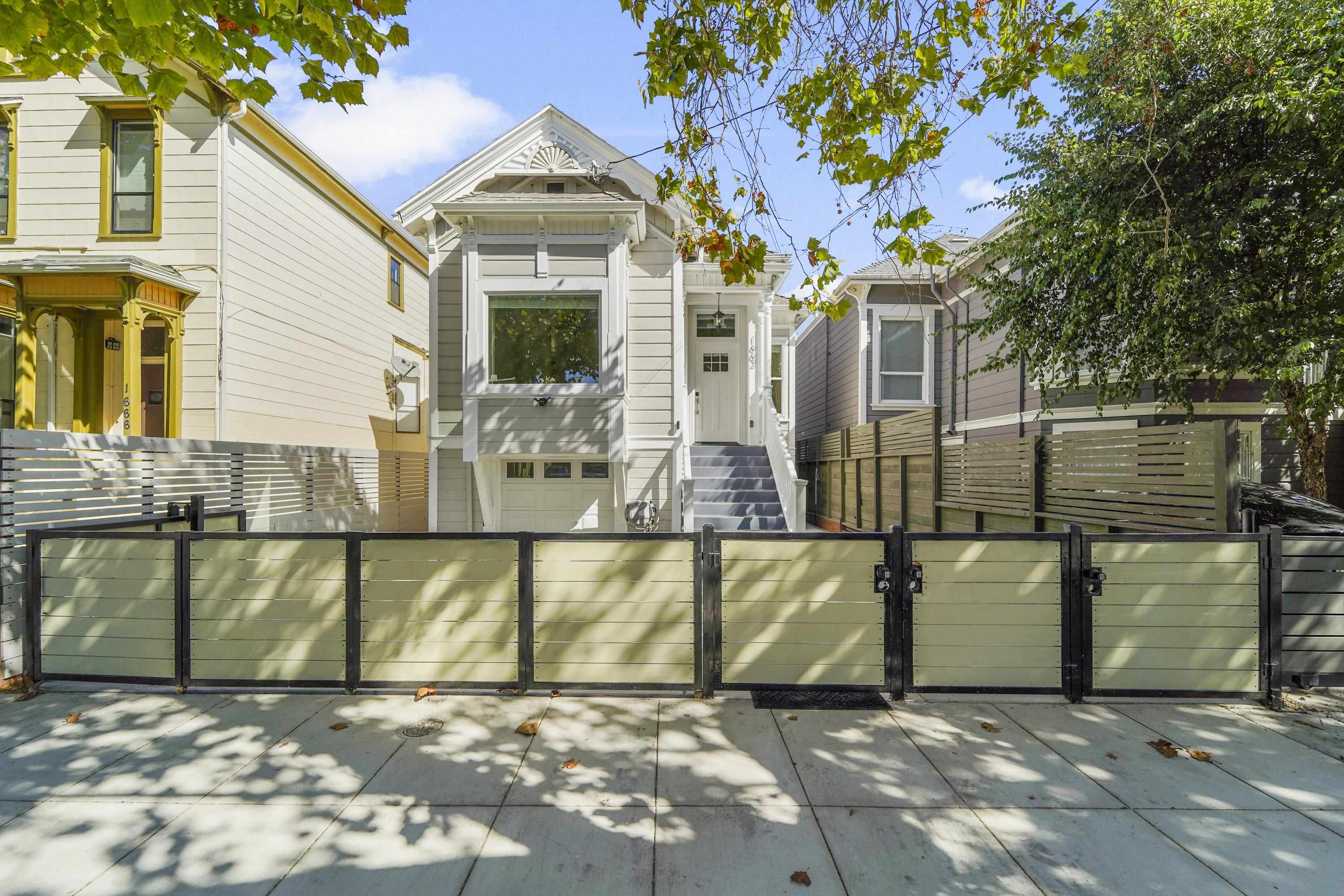 Welcome to a remarkable West Oakland investment - a Victorian home with downstairs in-law unit and backyard cottage offering versatile prospects! Set amidst the area's historical tapestry, this property blends timeless charm with modern allure. Its proximity to transit, parks, and local eateries creates a delightful fusion of convenience and exploration. Use it as a retreat, event hub, or rental - its adaptability is its strength.  New in-law unit included in lower level buildout. Street-level access and an automatic gate enhance its appeal, offering a ready-to-move-in option or the chance to tailor your dream space.  An Auxiliary Dwelling Unit (ADU) in the backyard expands possibilities. Generate rental income or create a cozy haven for family, adding layers of versatility. The prime location magnifies the property's value, with easy access to West Oakland's cultural amenities. This is your chance to shape a distinctive investment.  Also in this specific area there is a low rate loan program that could be beneficial called The Eagle Community Loan Program. Please message listing broker for more details.