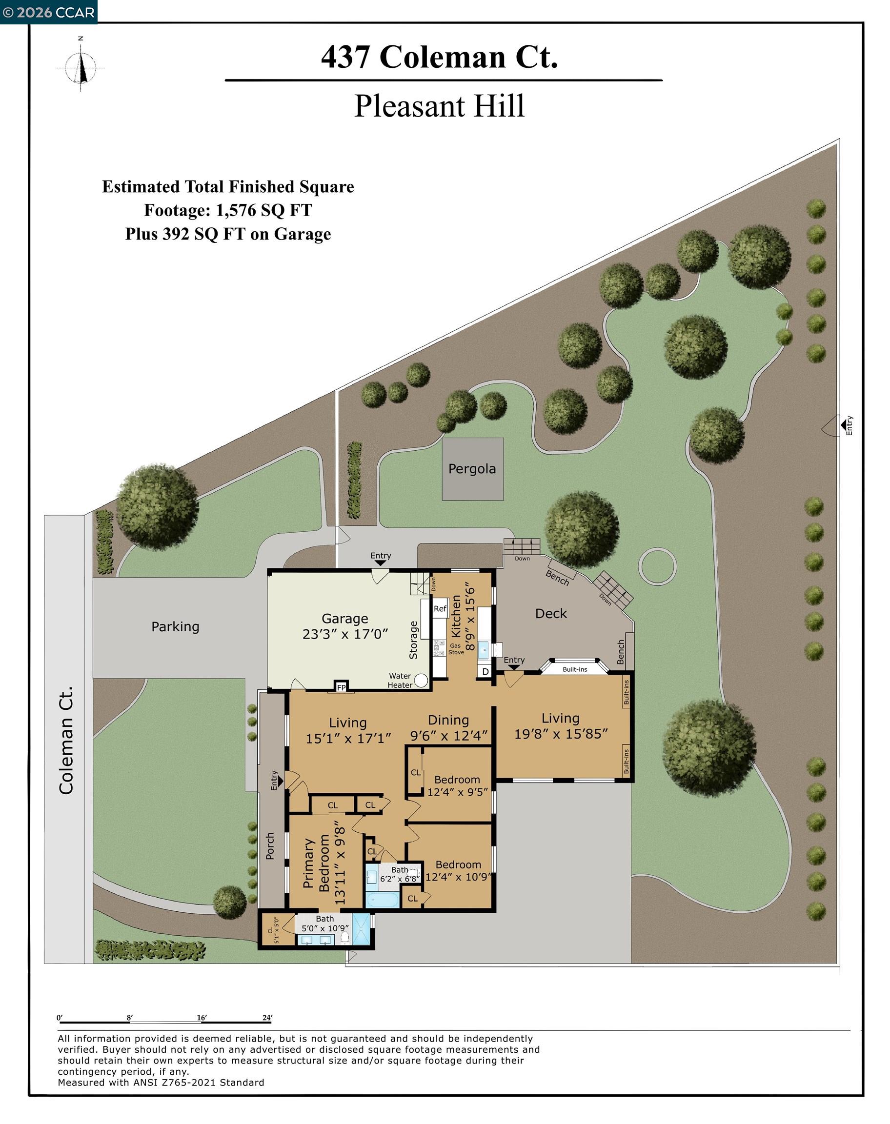 Detail Gallery Image 39 of 53 For 437 Coleman Ct, Pleasant Hill,  CA 94523 - 3 Beds | 2 Baths