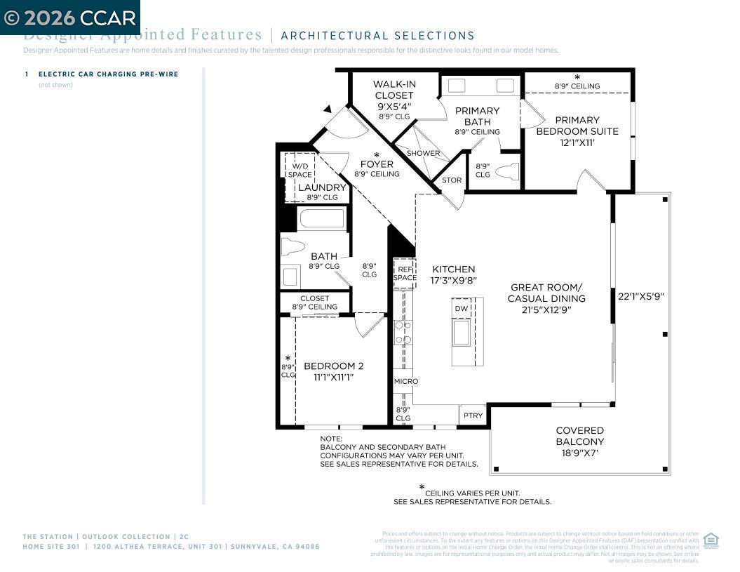 Detail Gallery Image 7 of 26 For 1200 Althea Terrace #301,  Sunnyvale,  CA 94086 - 2 Beds | 2 Baths