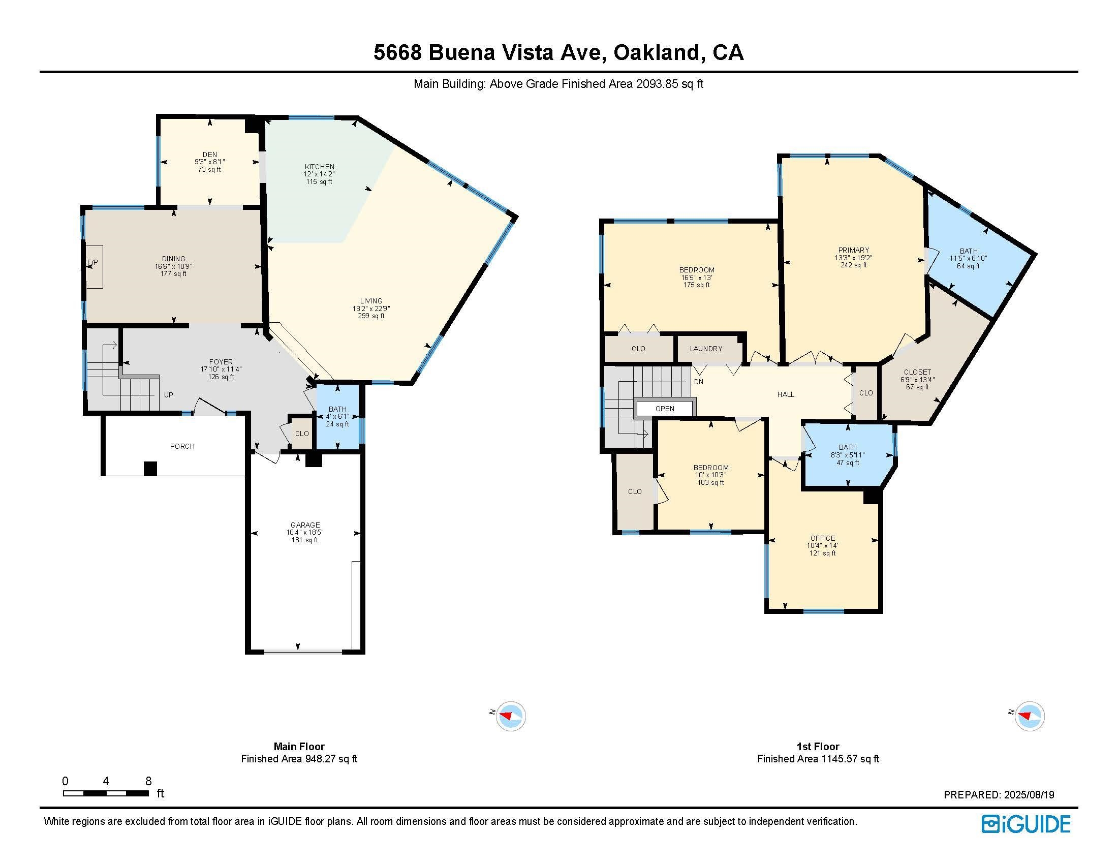 Detail Gallery Image 27 of 29 For 5668 Buena Vista Ave, Oakland,  CA 94618 - 3 Beds | 2/1 Baths