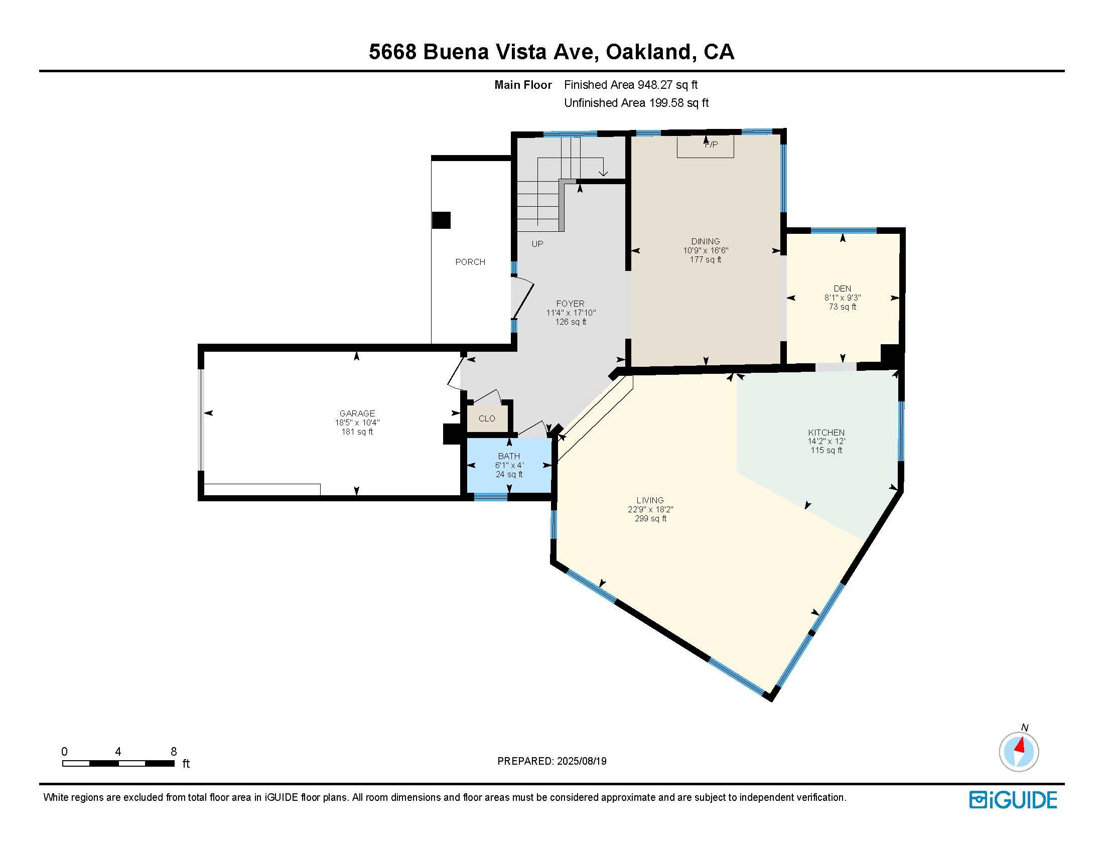 Detail Gallery Image 28 of 29 For 5668 Buena Vista Ave, Oakland,  CA 94618 - 3 Beds | 2/1 Baths