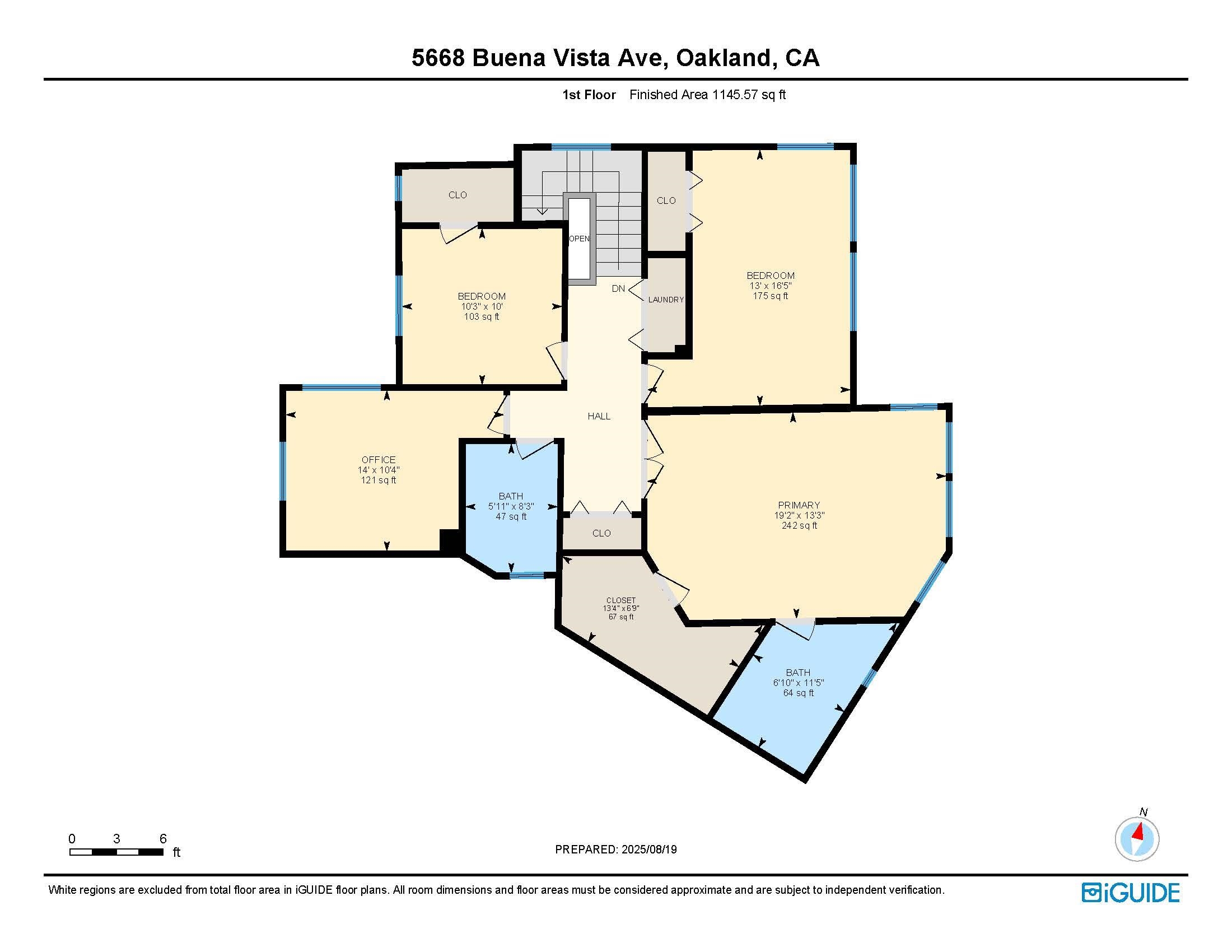 Detail Gallery Image 29 of 29 For 5668 Buena Vista Ave, Oakland,  CA 94618 - 3 Beds | 2/1 Baths