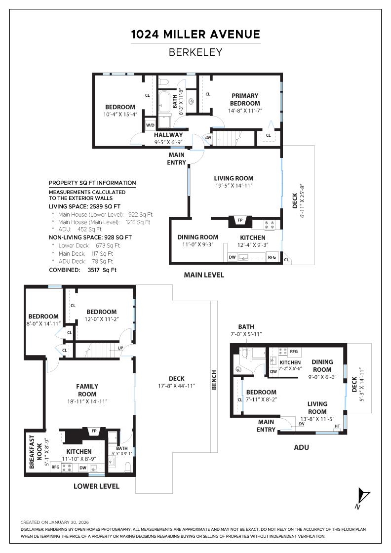 Detail Gallery Image 60 of 60 For 1024 Miller Avenue, Berkeley,  CA 94708 - 4 Beds | 3 Baths