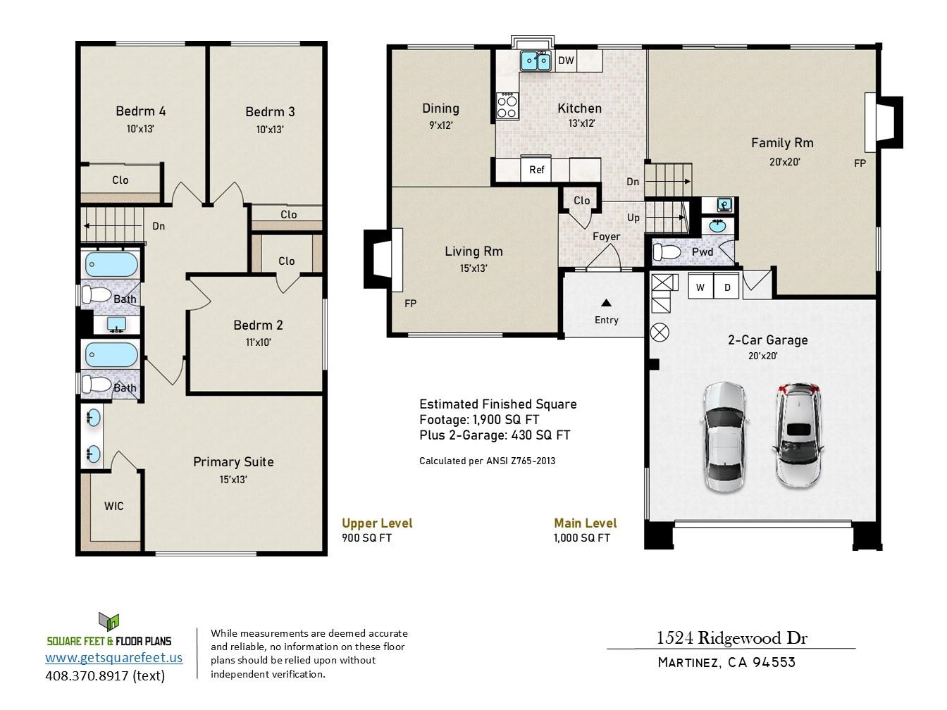 Detail Gallery Image 3 of 3 For 1524 Ridgewood Dr, Martinez,  CA 94553 - 4 Beds | 2/1 Baths