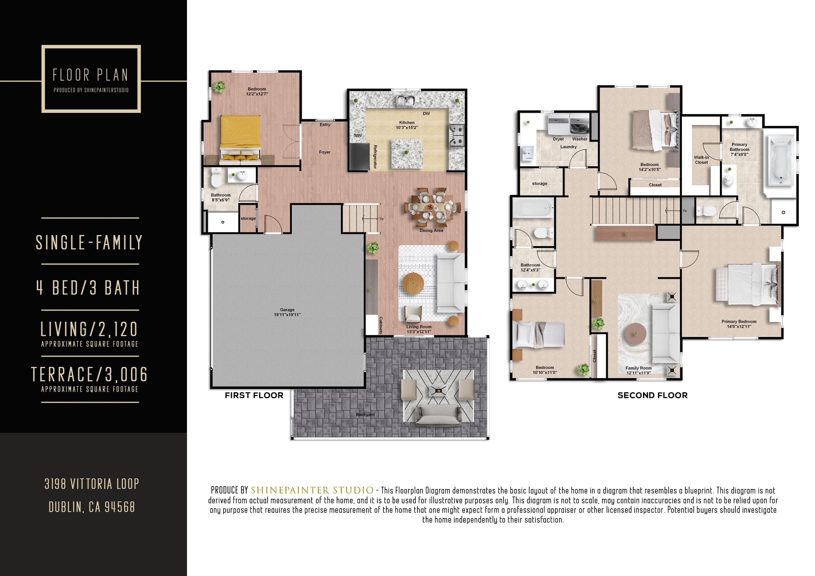 Detail Gallery Image 49 of 49 For 3198 Vittoria Loop, Dublin,  CA 94568 - 4 Beds | 3 Baths