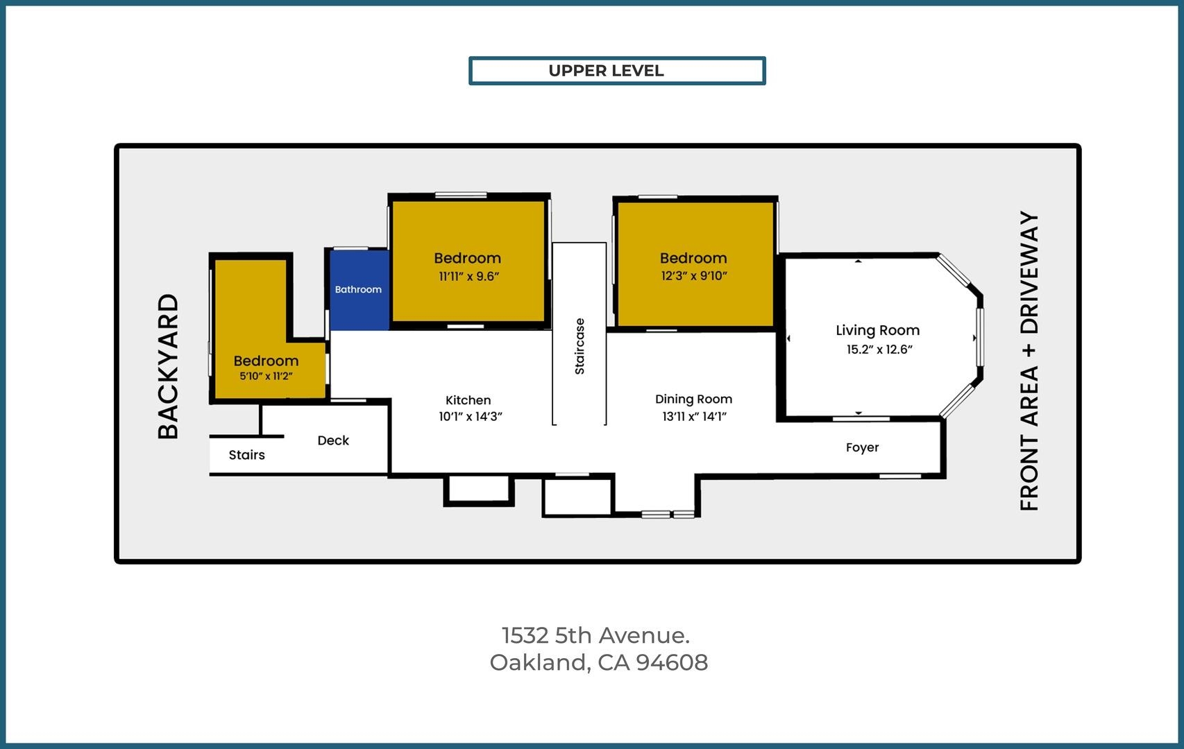 Detail Gallery Image 28 of 29 For 1532 5th Avenue, Oakland,  CA 94606 - 5 Beds | 2 Baths