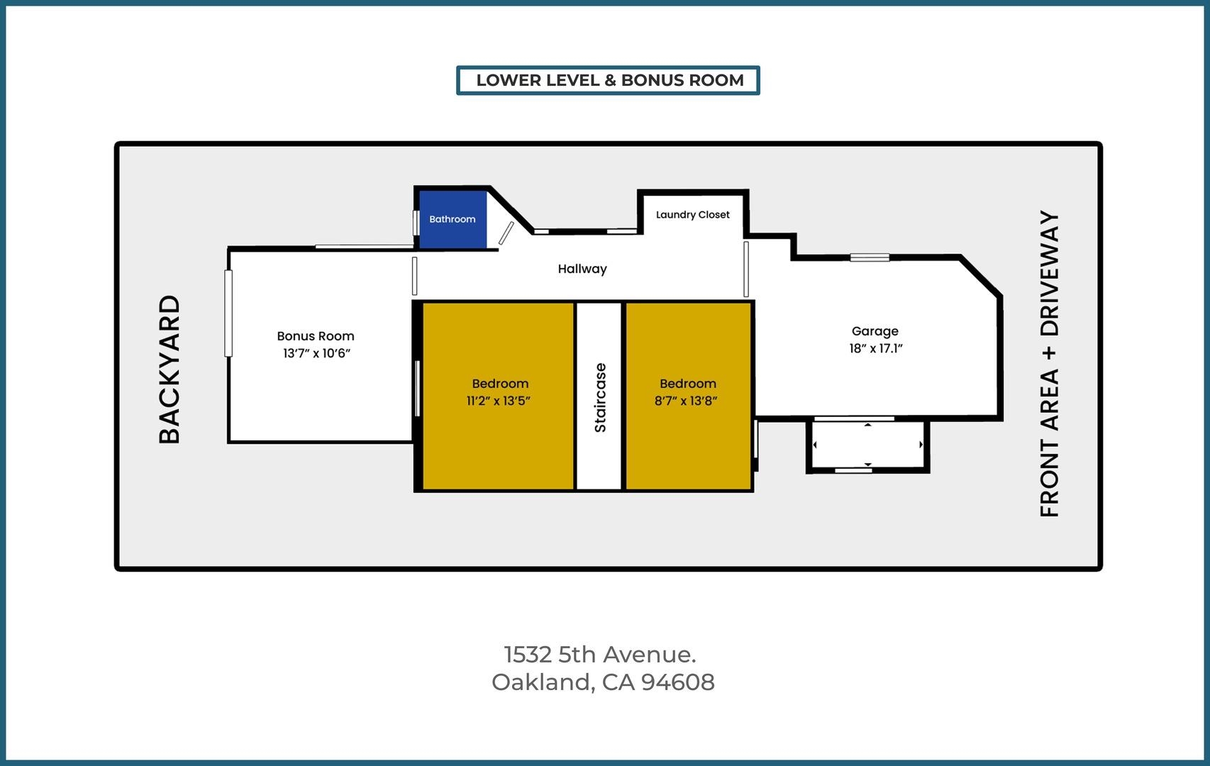 Detail Gallery Image 29 of 29 For 1532 5th Avenue, Oakland,  CA 94606 - 5 Beds | 2 Baths