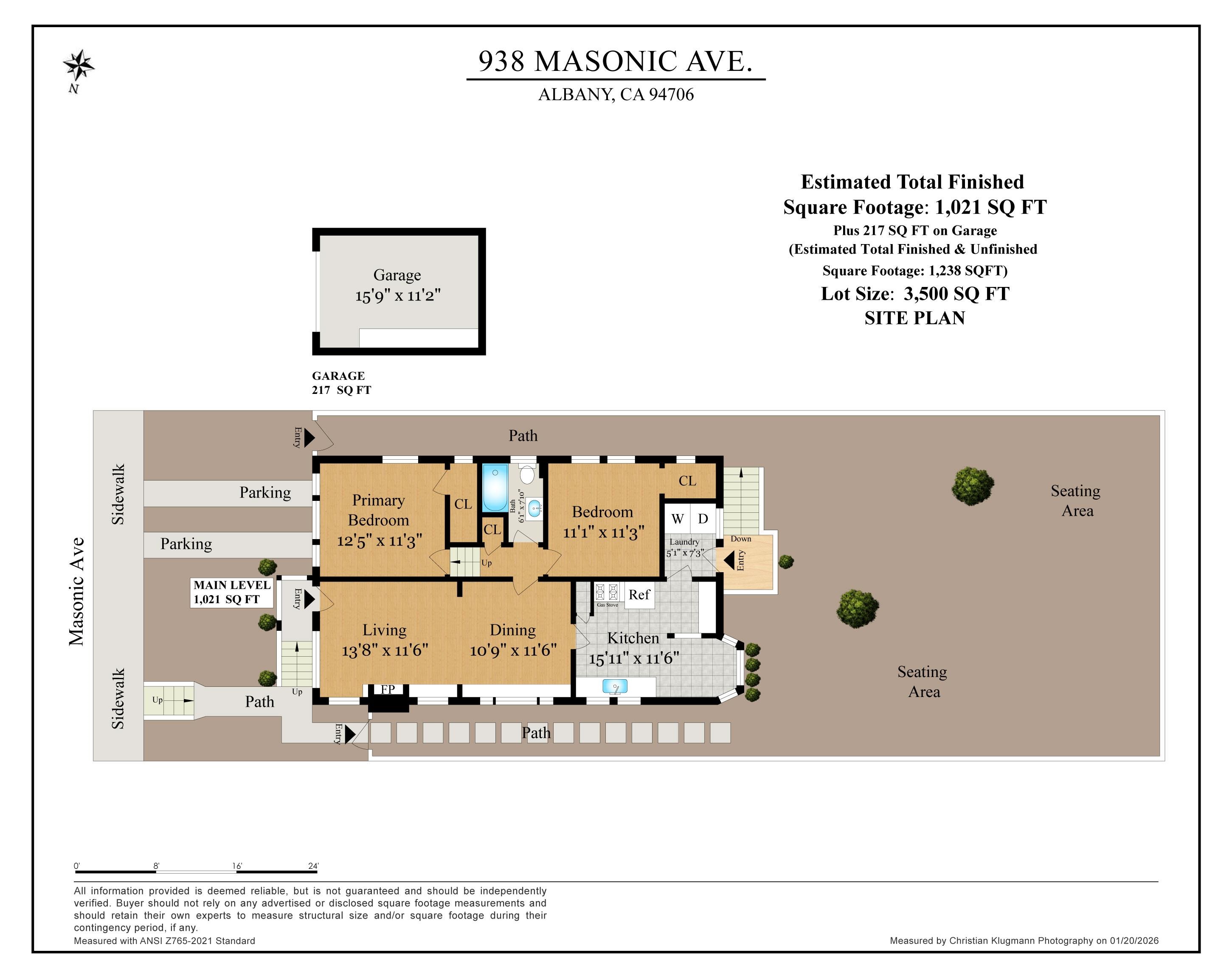 Detail Gallery Image 37 of 37 For 938 Masonic Ave, Albany,  CA 94706 - 2 Beds | 1 Baths