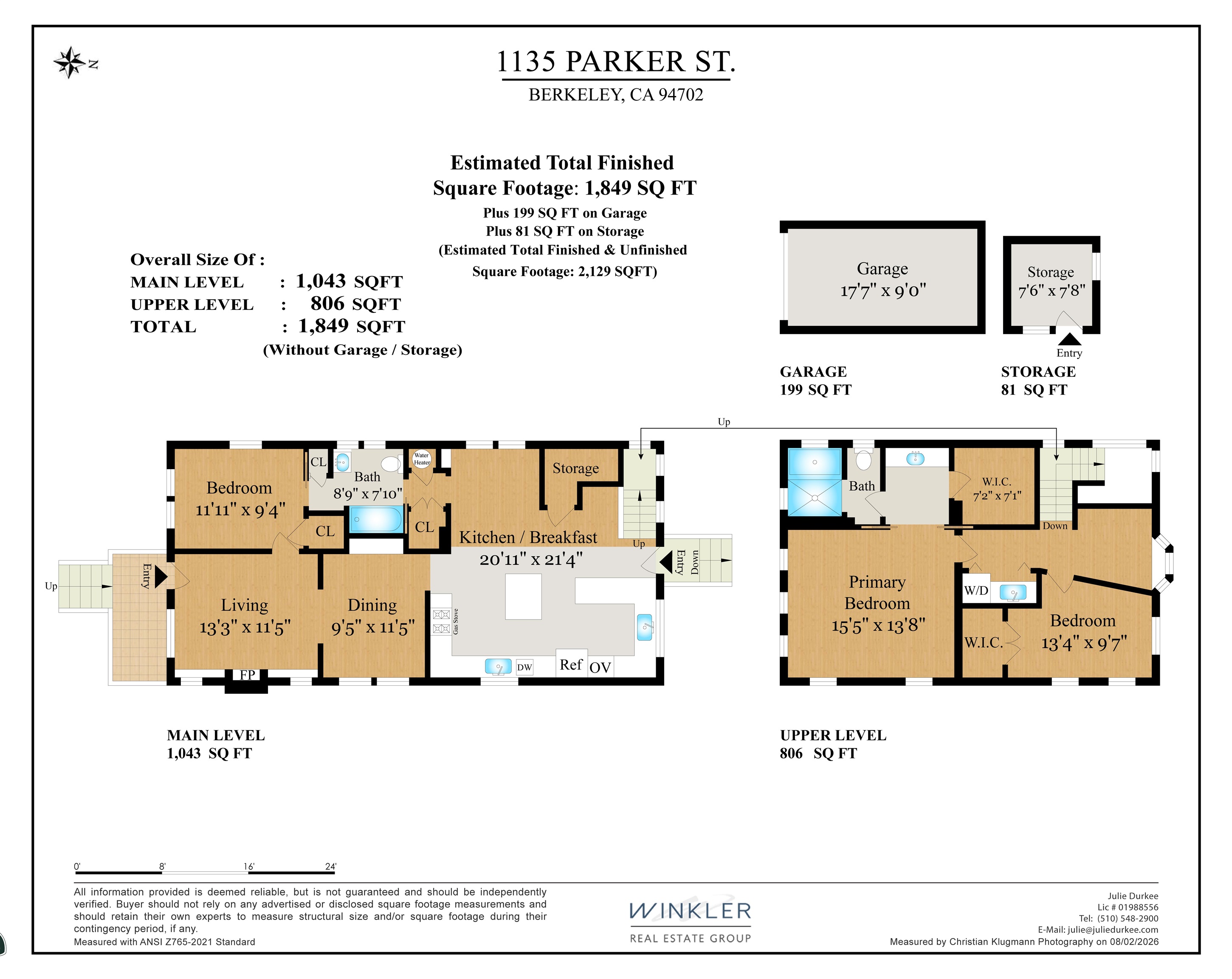 Detail Gallery Image 36 of 46 For 1135 Parker St, Berkeley,  CA 94702 - 3 Beds | 2 Baths