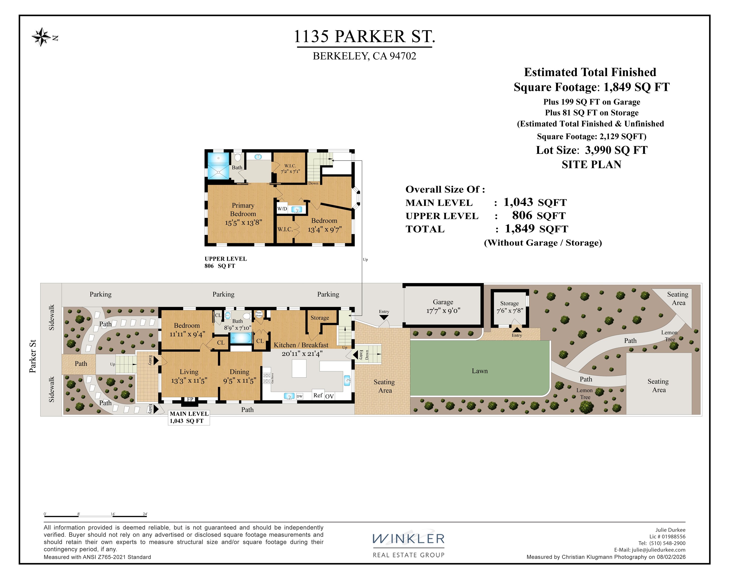 Detail Gallery Image 37 of 46 For 1135 Parker St, Berkeley,  CA 94702 - 3 Beds | 2 Baths