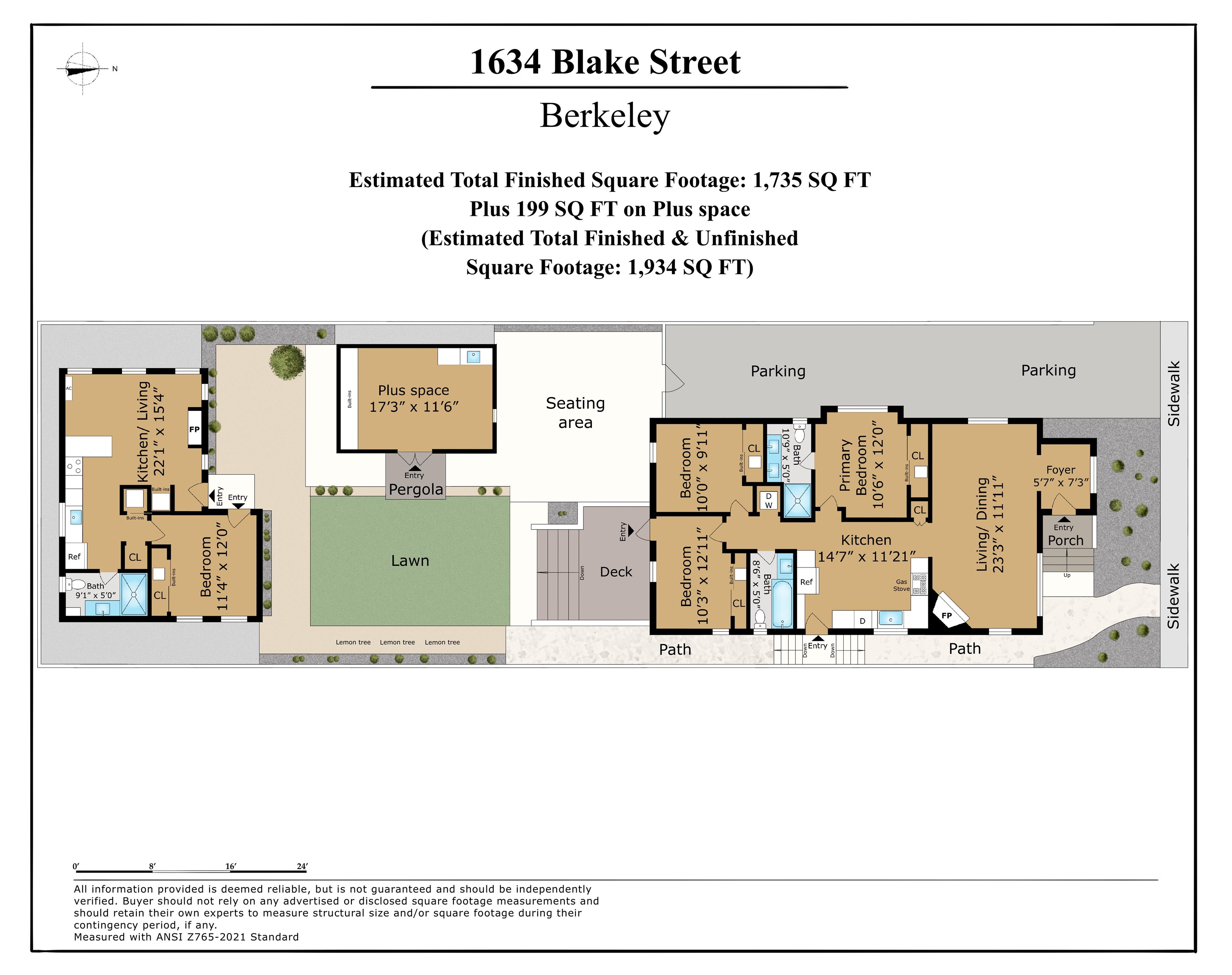 Detail Gallery Image 48 of 55 For 1634 Blake St, Berkeley,  CA 94703 - 4 Beds | 3 Baths