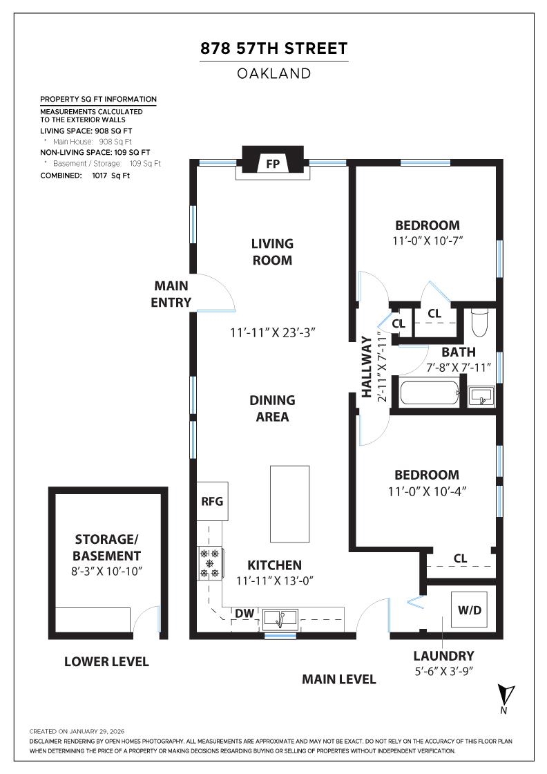 Detail Gallery Image 41 of 41 For 878 57th Street, Oakland,  CA 94608 - 2 Beds | 1 Baths
