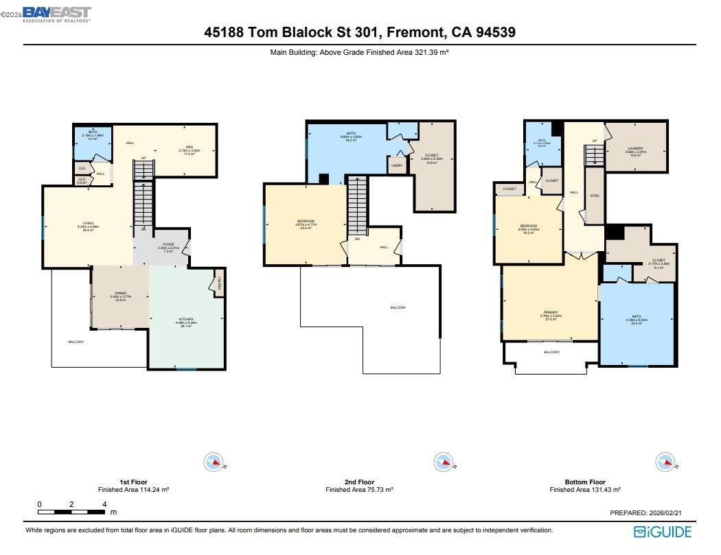 Detail Gallery Image 37 of 44 For 45188 Tom Blalock St #301,  Fremont,  CA 94539 - 3 Beds | 3/1 Baths