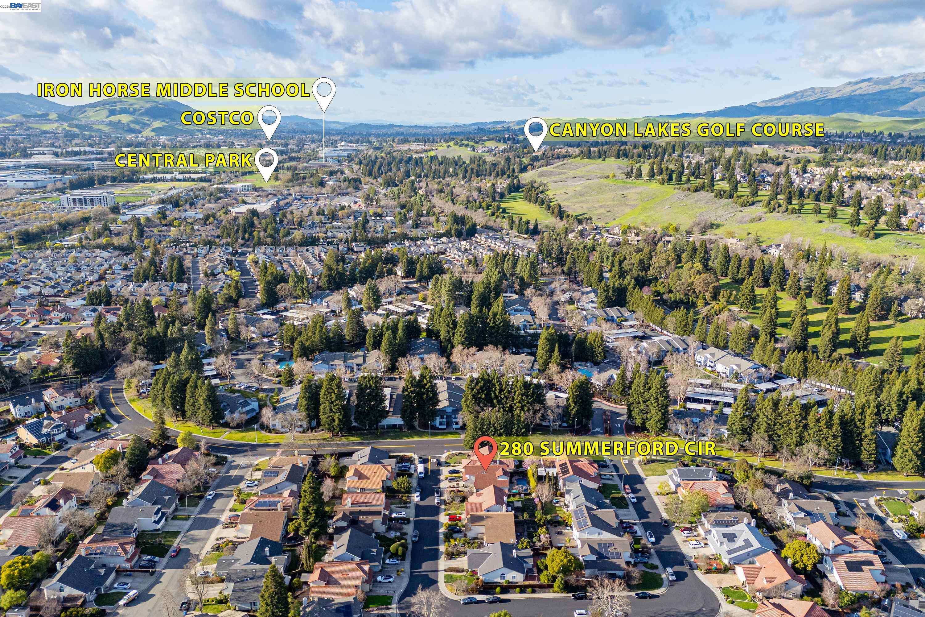 Detail Gallery Image 56 of 59 For 280 Summerford Cir, San Ramon,  CA 94583 - 4 Beds | 3 Baths